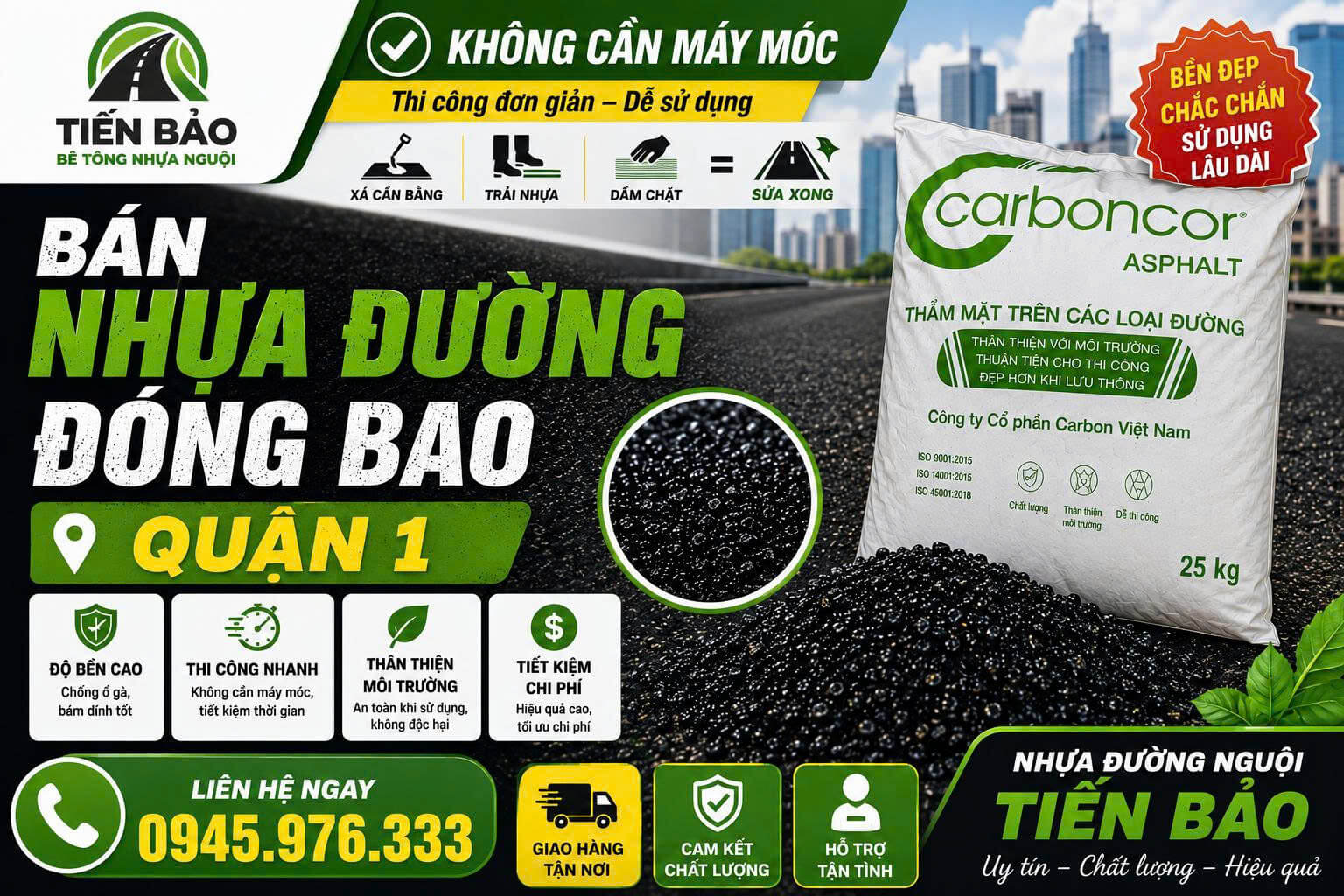 Bán Nhựa Đường Đóng Bao