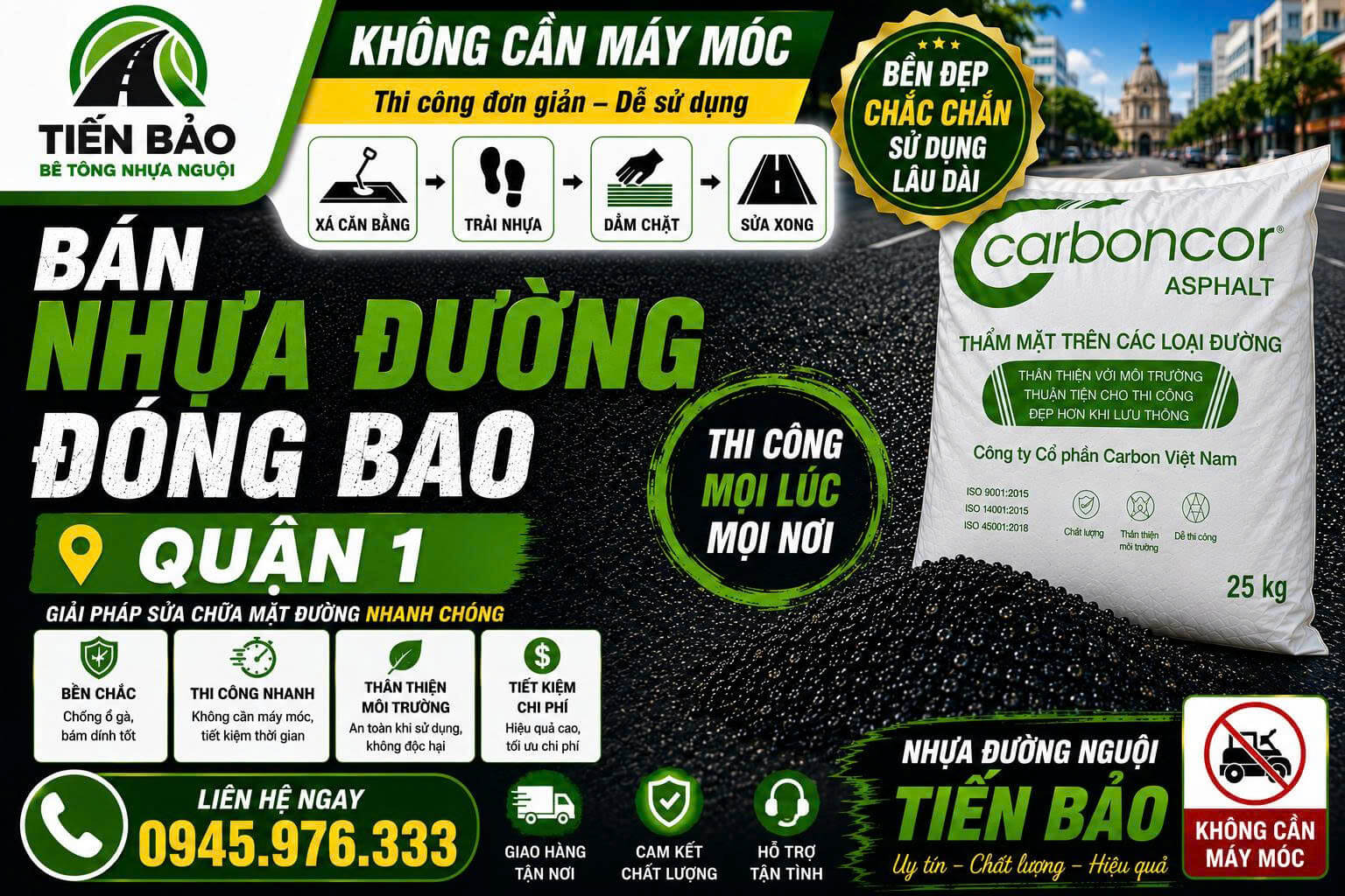 Bán Nhựa Đường Đóng Bao