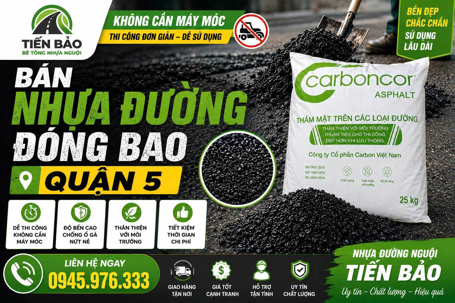 Bán Nhựa Đường Đóng Bao Tại Quận 5