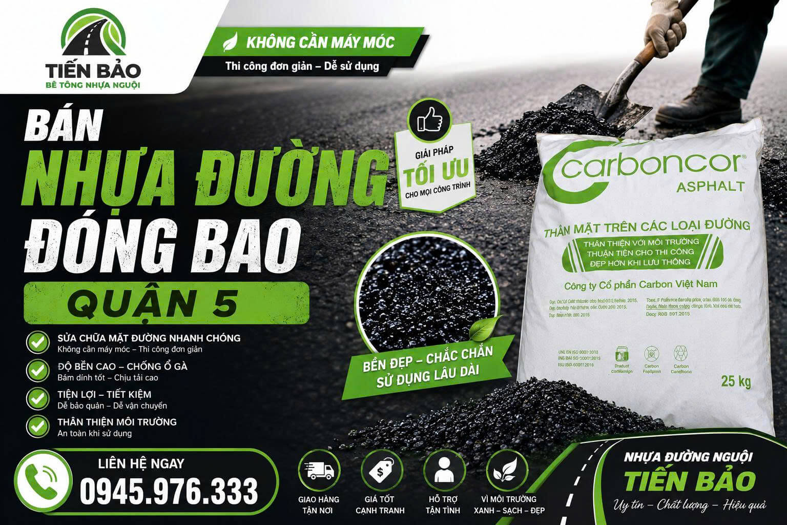 Bán Nhựa Đường Đóng Bao