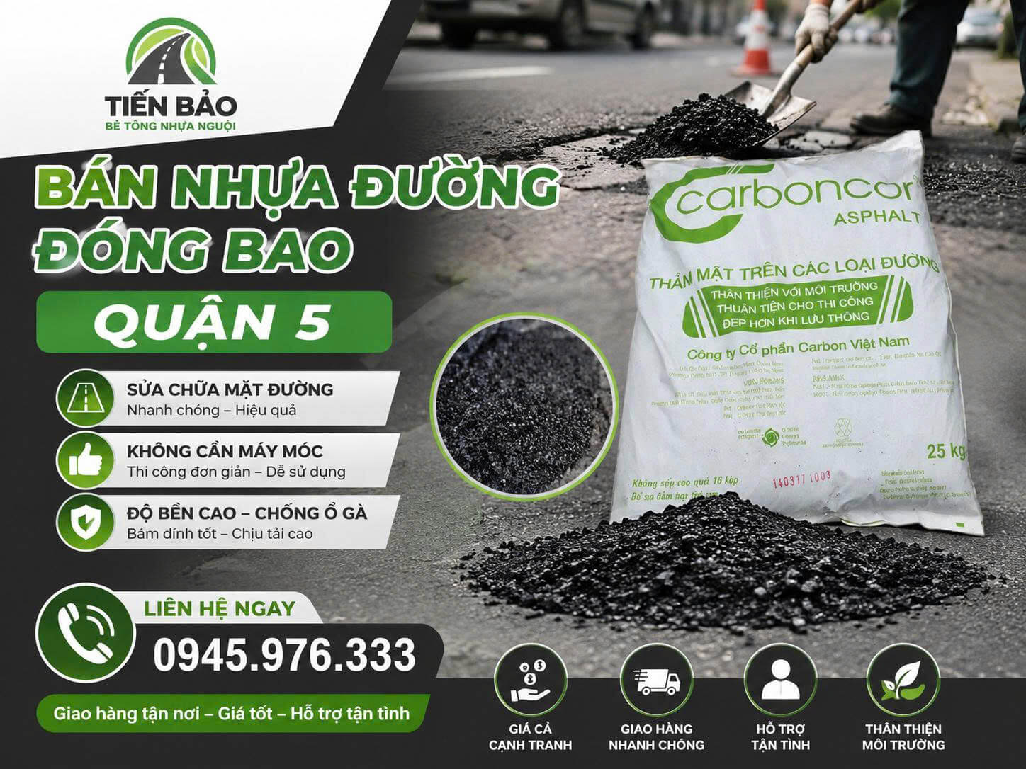 Bê Tông Nhựa Nguội Tiến Bảo
