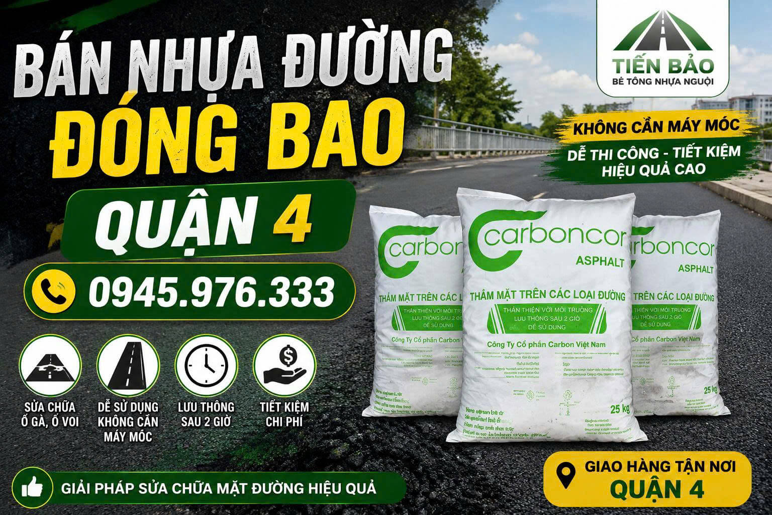 Bê tông nhựa nguội Tiến Bảo