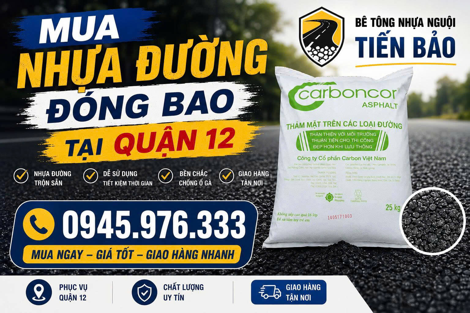 Mua Nhựa Đường Đóng Bao