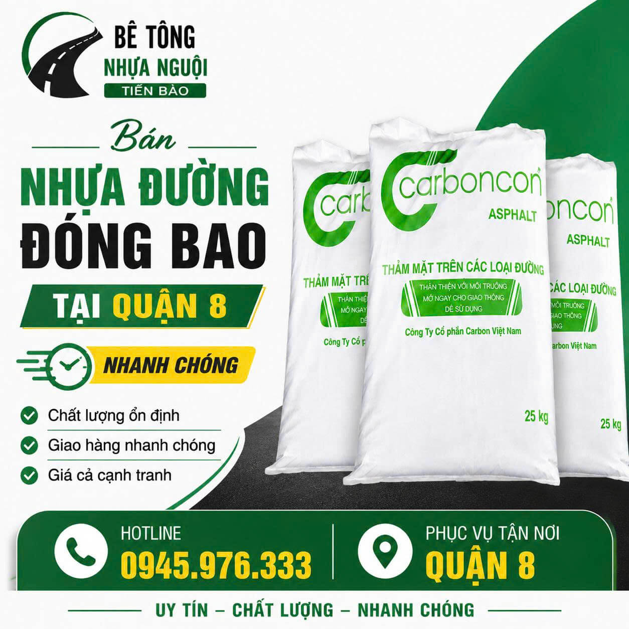 Bán Nhựa Đường Đóng Bao