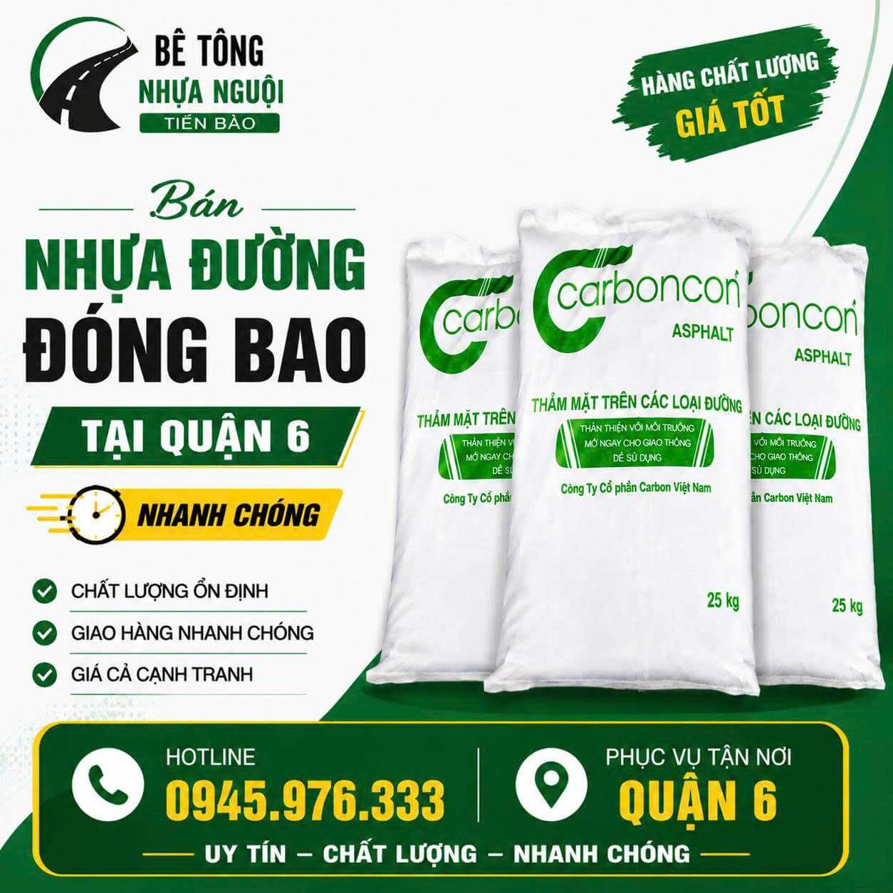 Bán Nhựa Đường Đóng Bao