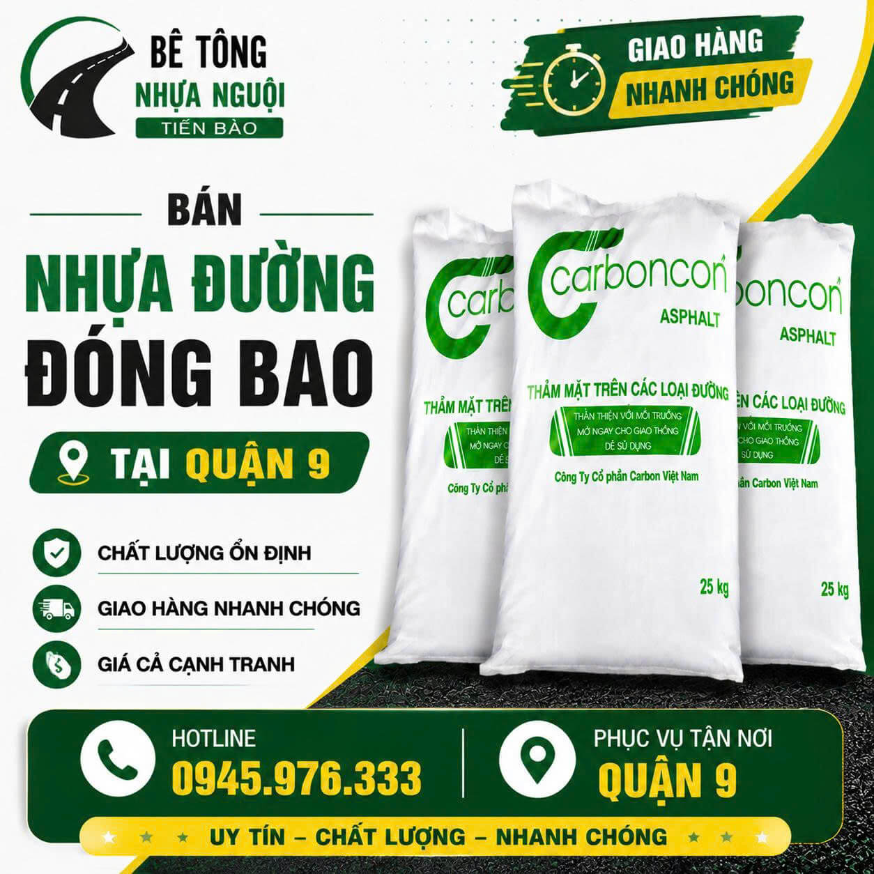 Bán Nhựa Đường Đóng Bao