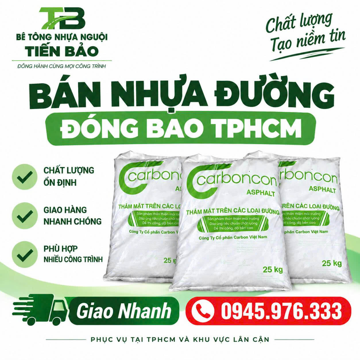 Bán Nhựa Đường Đóng Bao HCM