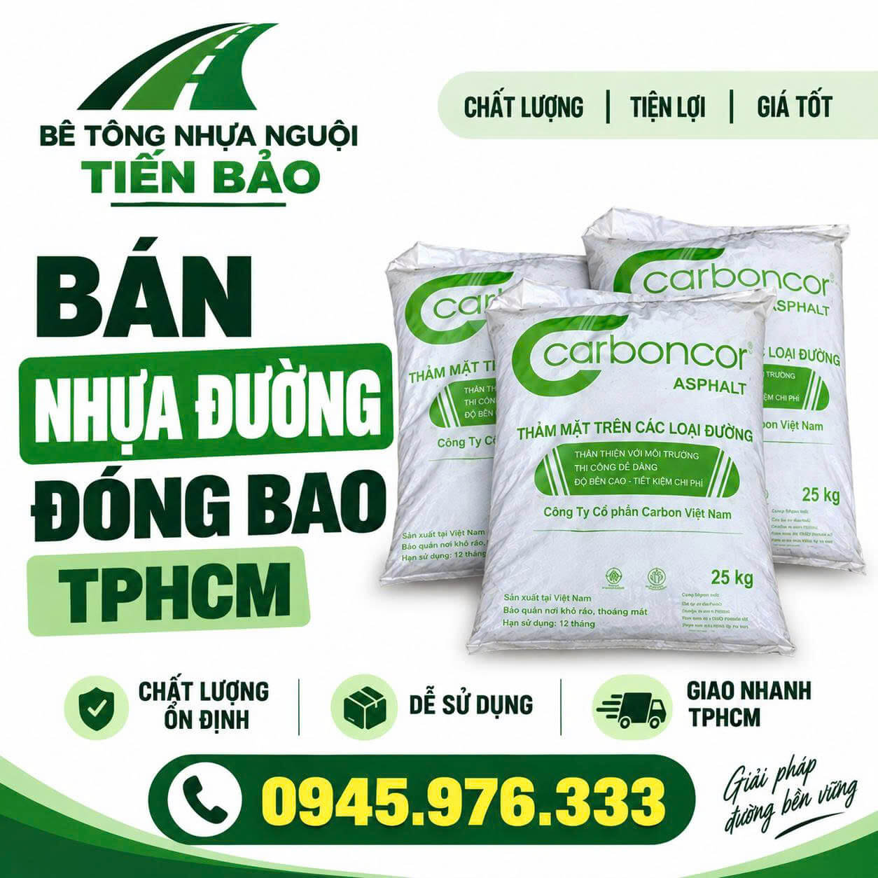 Bán Nhựa Đường Đóng Bao TPHCM