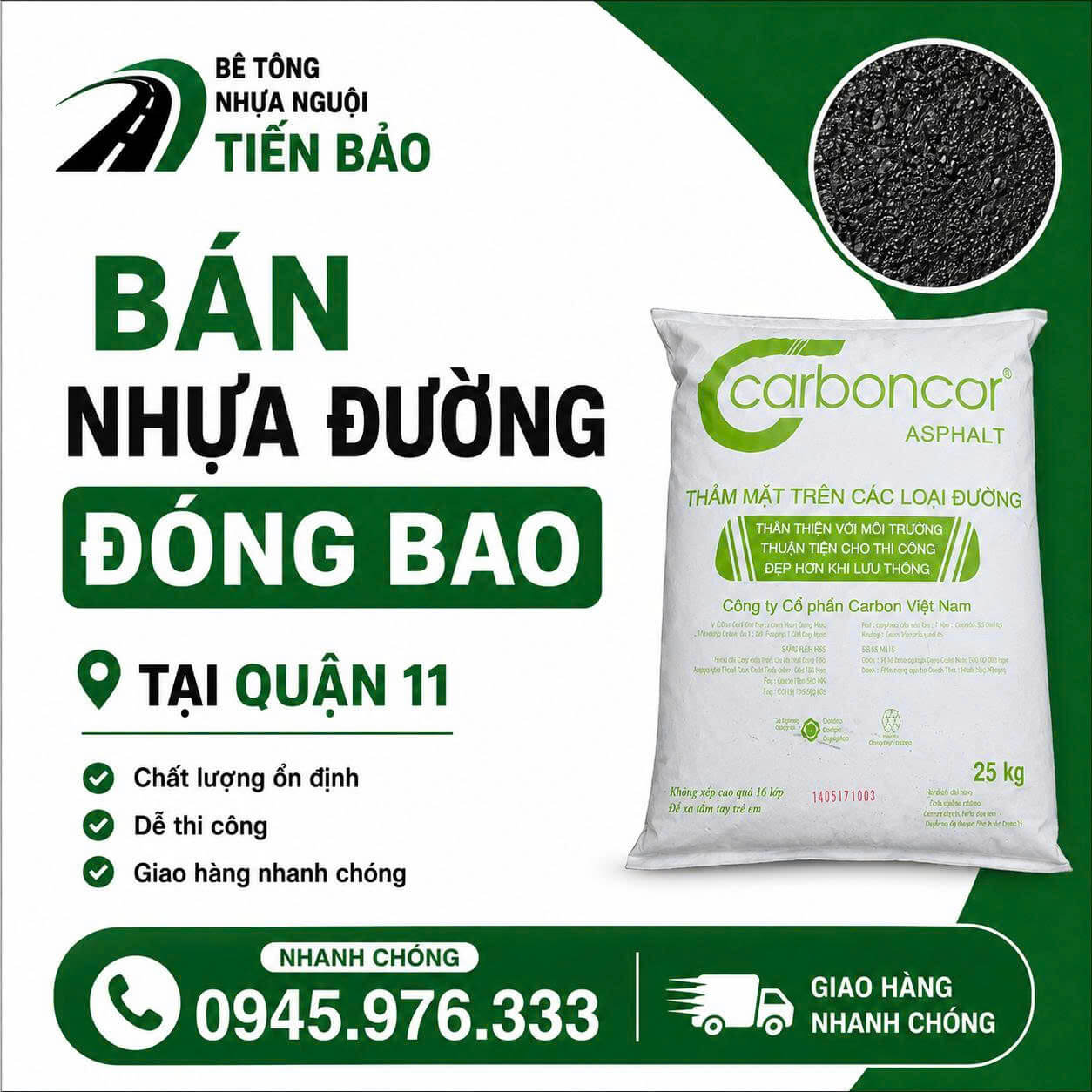 Bán Nhựa Đường Đóng Bao Tại Quận 11