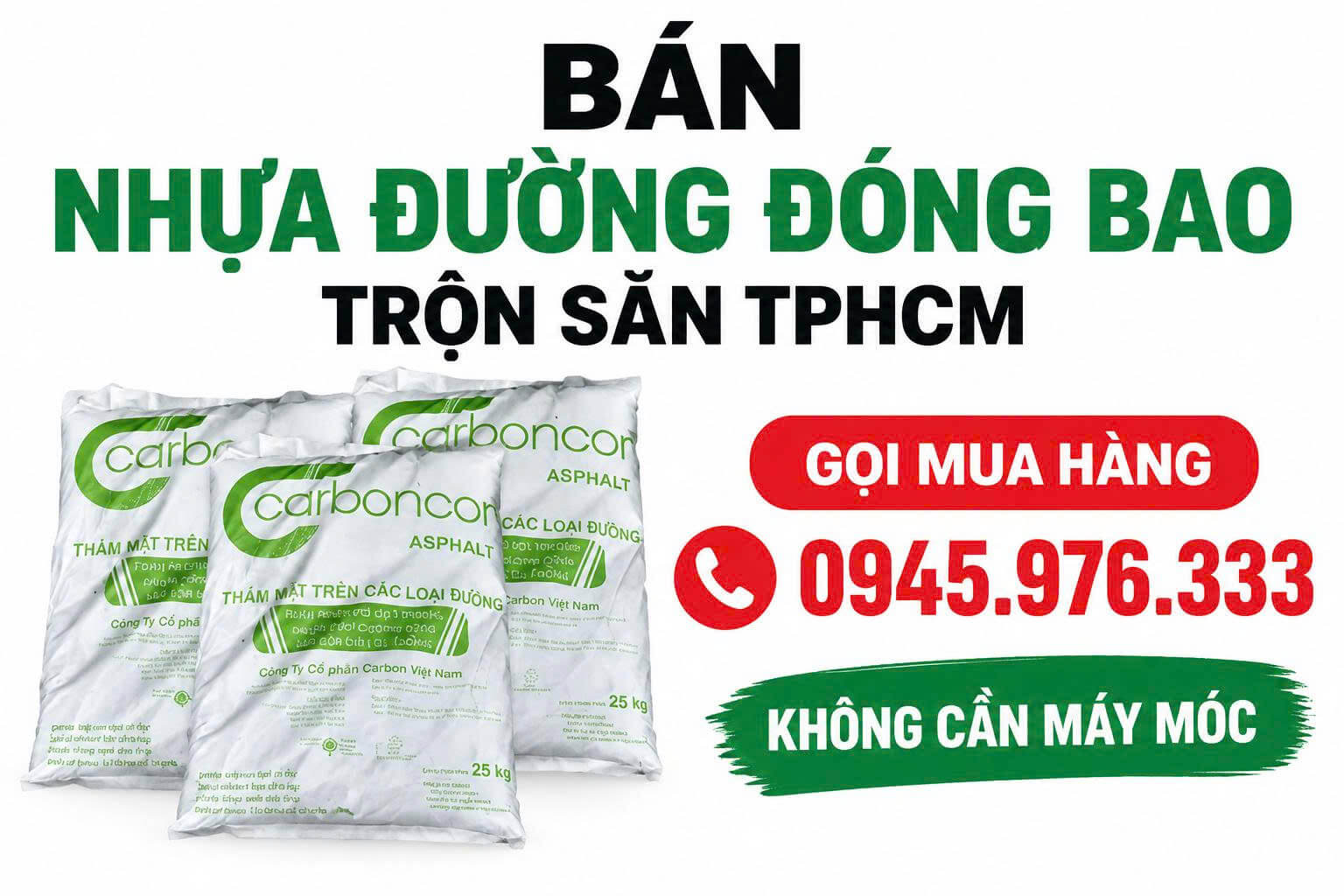 Bán Nhựa Đường Đóng Bao Trộn Sẵn TPHCM