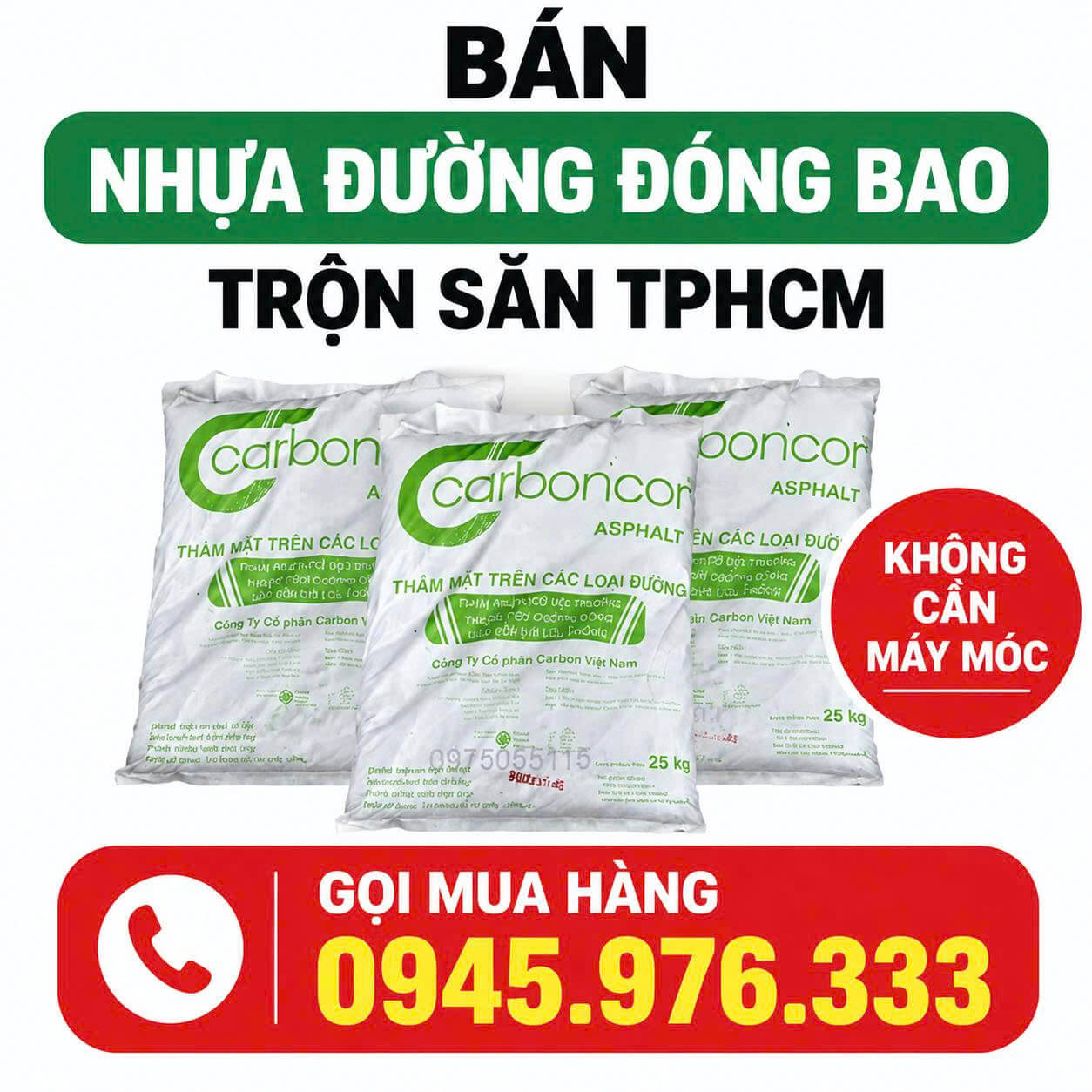 Bán Nhựa Đường Đóng Bao Trộn Sẵn Tại HCM