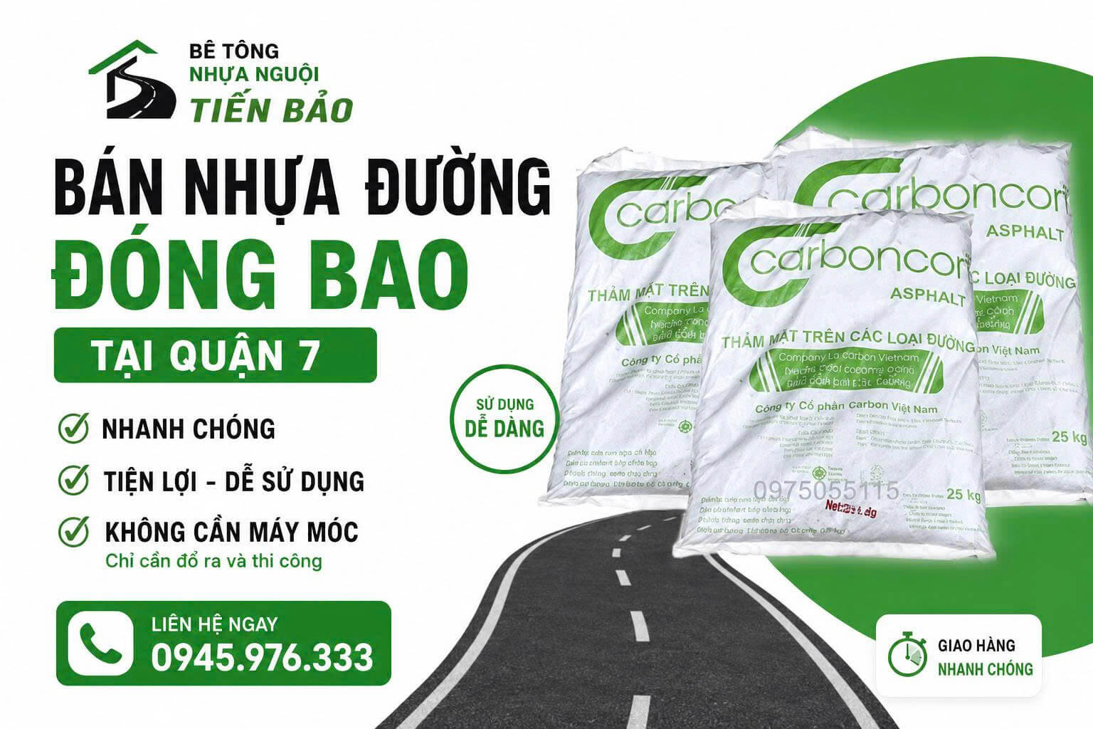 Bán Nhựa Đường Đóng Bao ở tại Quận 7