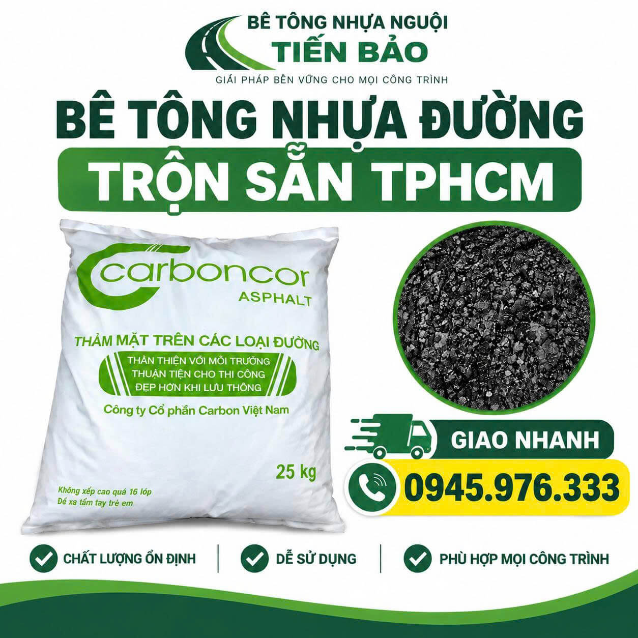 Bê Tông Nhựa Đường Trộn Sẵn Tại TPHCM