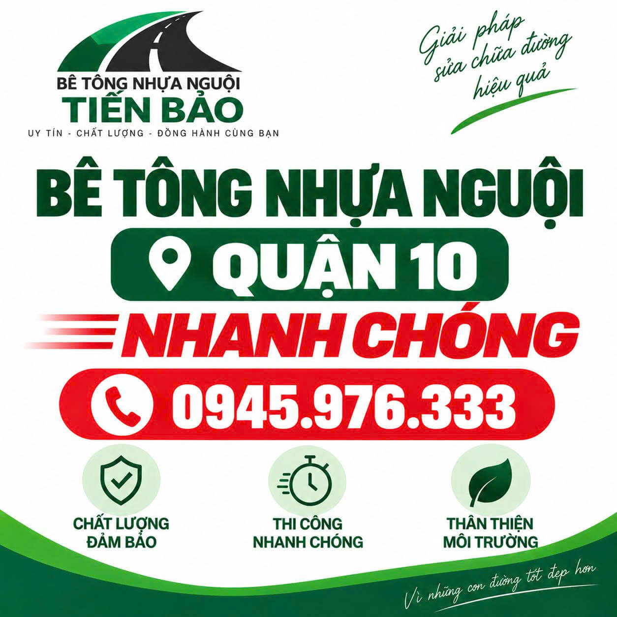 Bê Tông Nhựa Nguội Quận 10