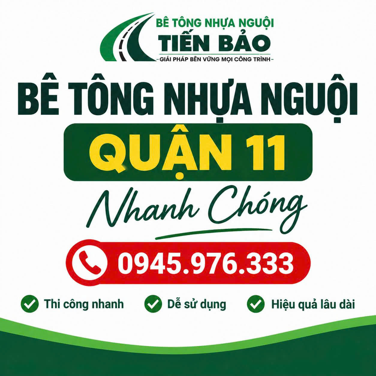 Bê Tông Nhựa Nguội Quận 11