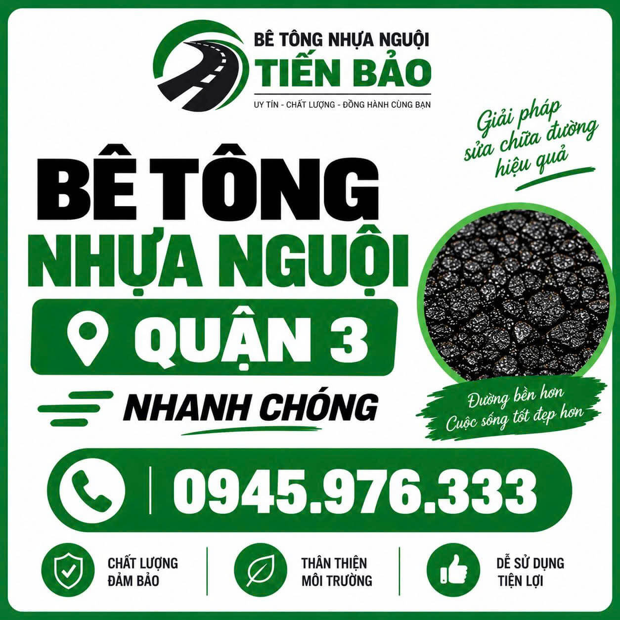 Bê Tông Nhựa Nguội Quận 3
