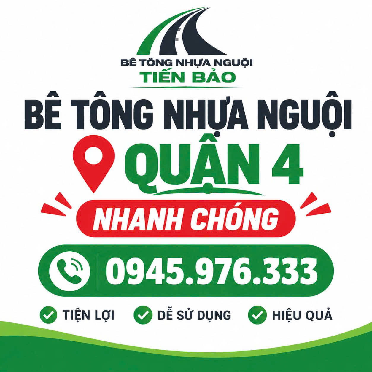 Bê Tông Nhựa Nguội Quận 4