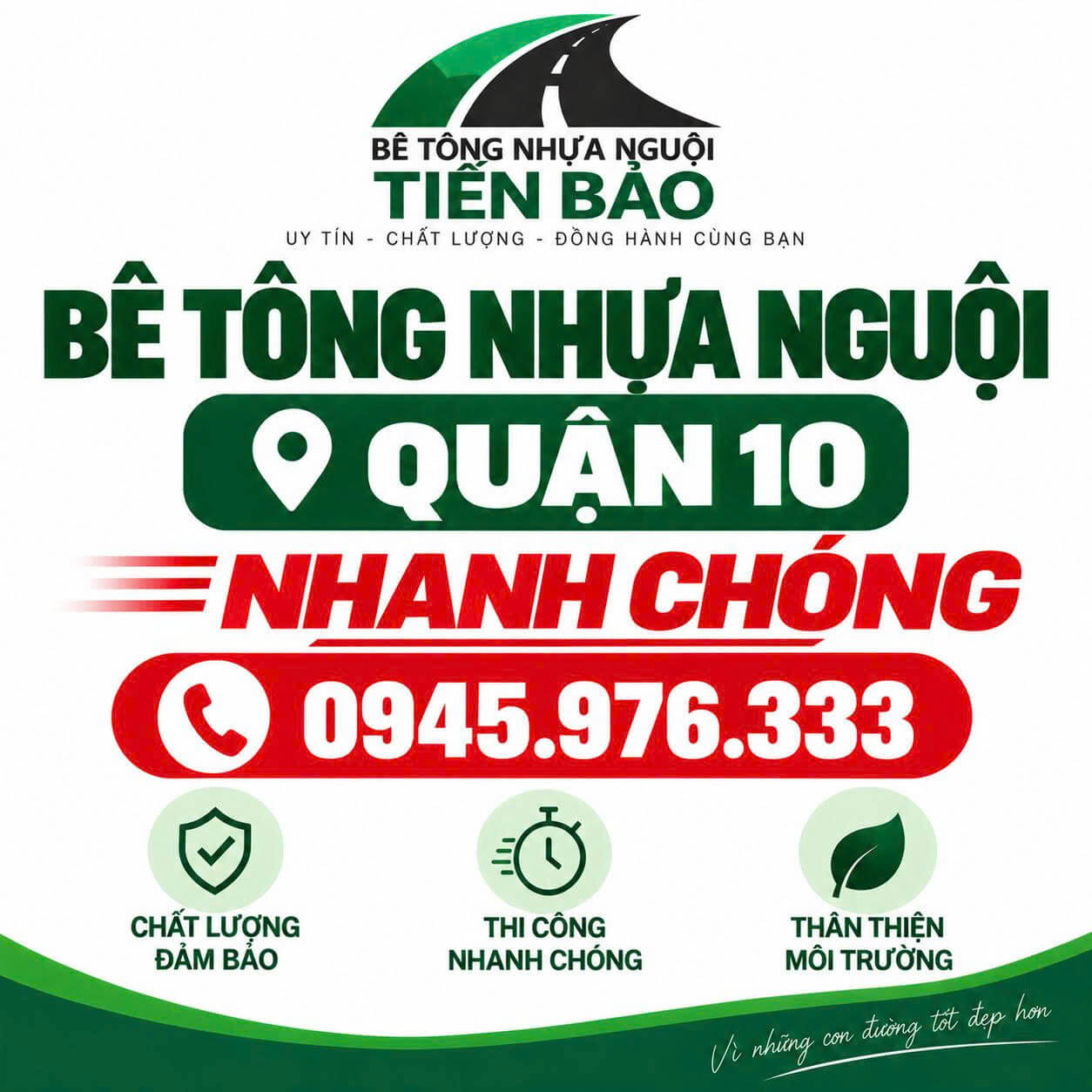 Bê Tông Nhựa Nguội Tại Quận 10