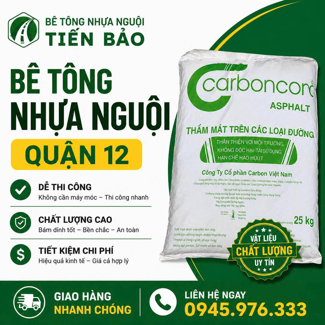 Bê Tông Nhựa Nguội Tại Quận 12