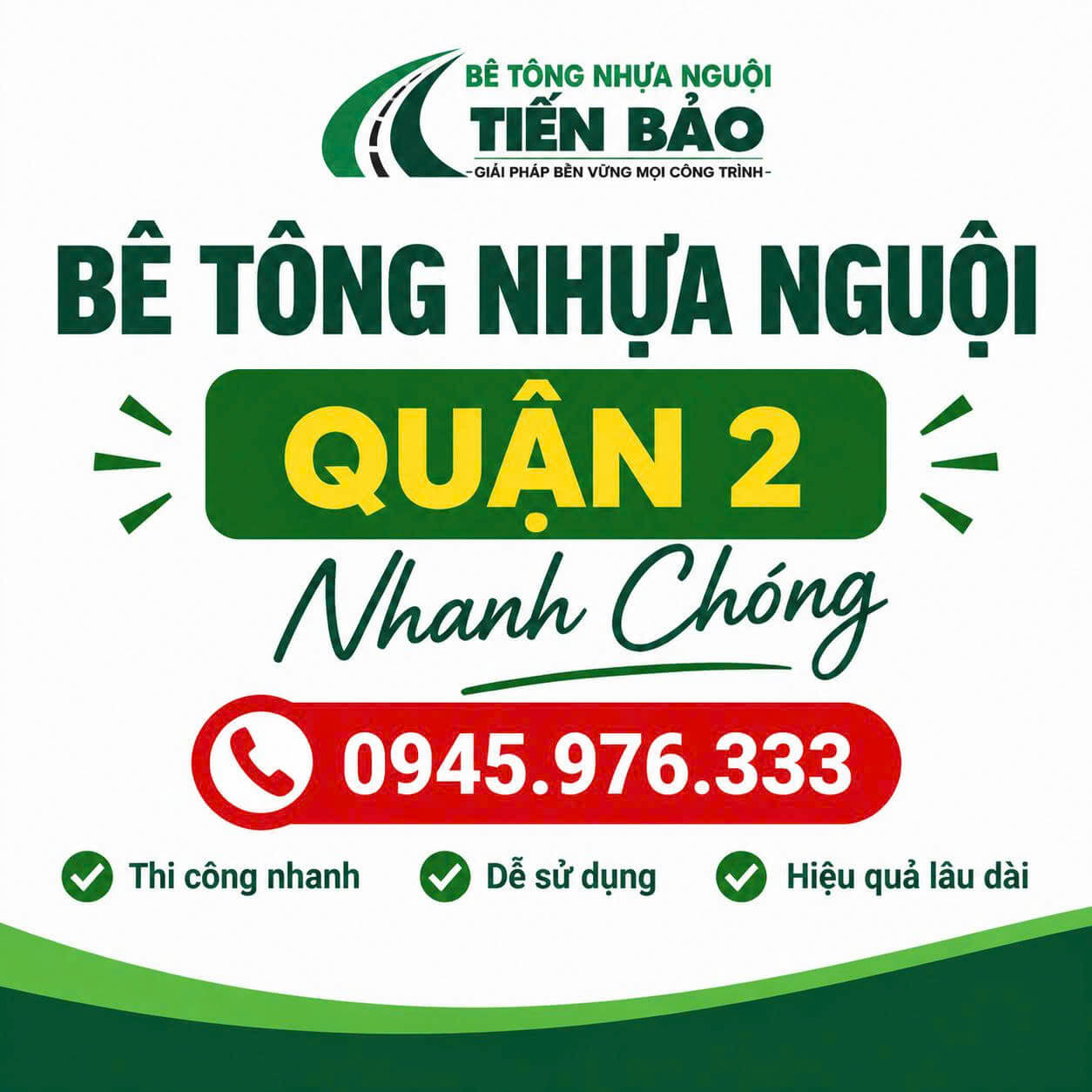 Bê Tông Nhựa Nguội Tại Quận 2