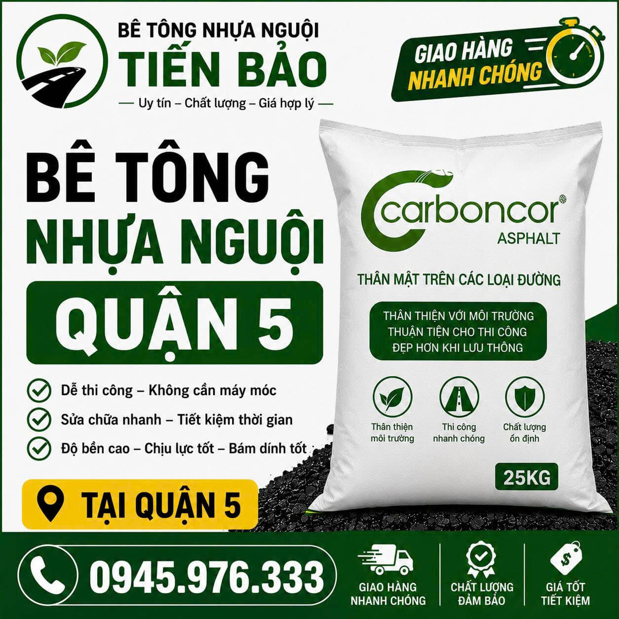 Bê Tông Nhựa Nguội Tại Quận 5