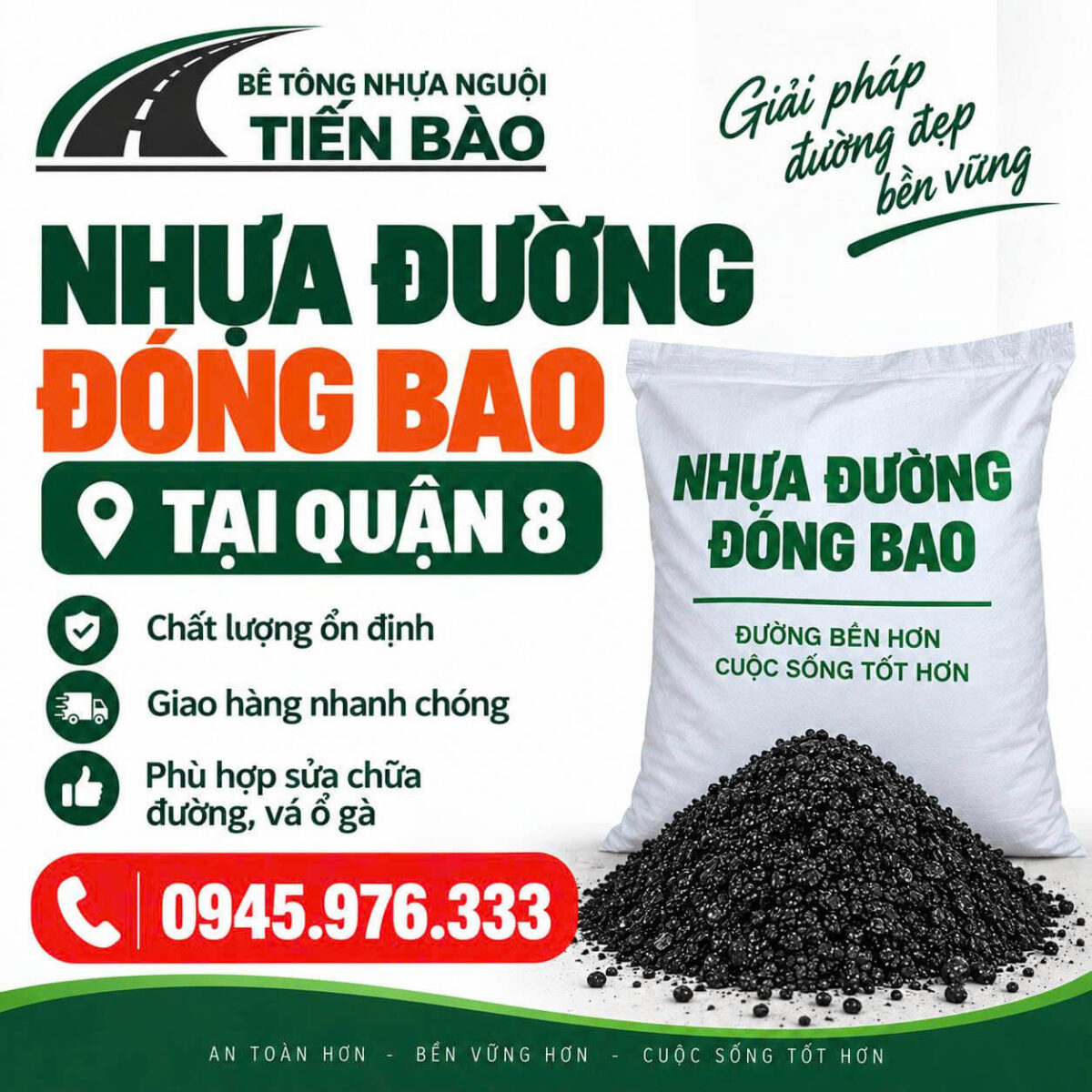 Bê tông nhựa nguội Tiến Bảo