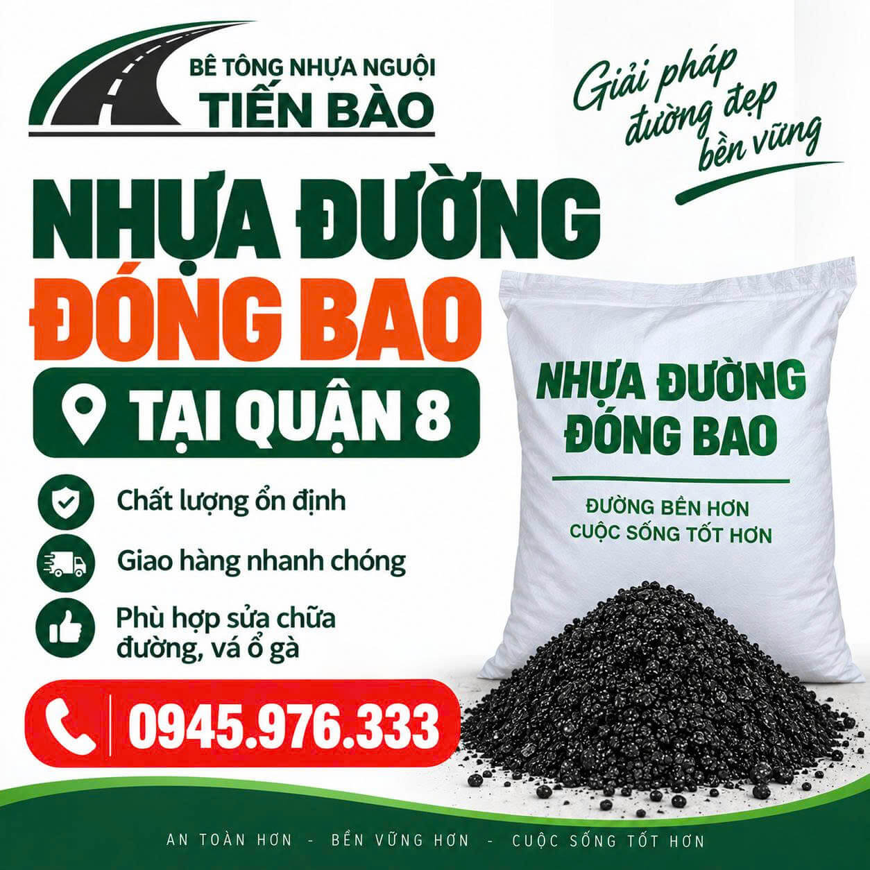 Bê tông nhựa nguội Tiến Bảo