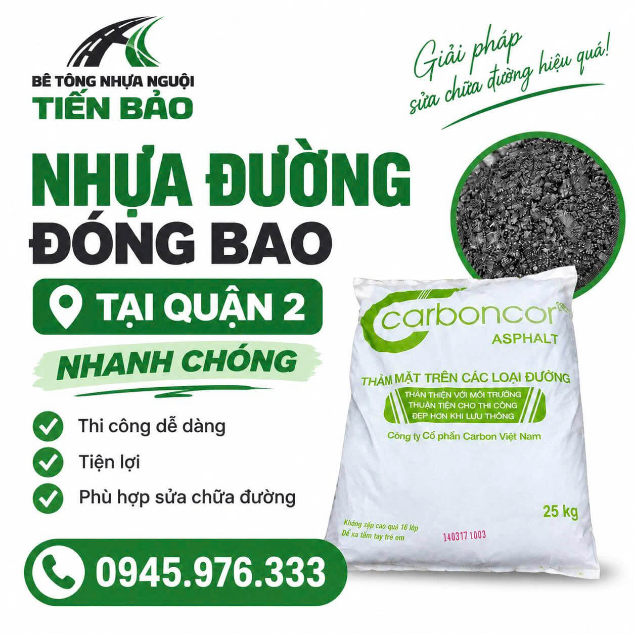 Bê tông nhựa nguội Tiến Bảo