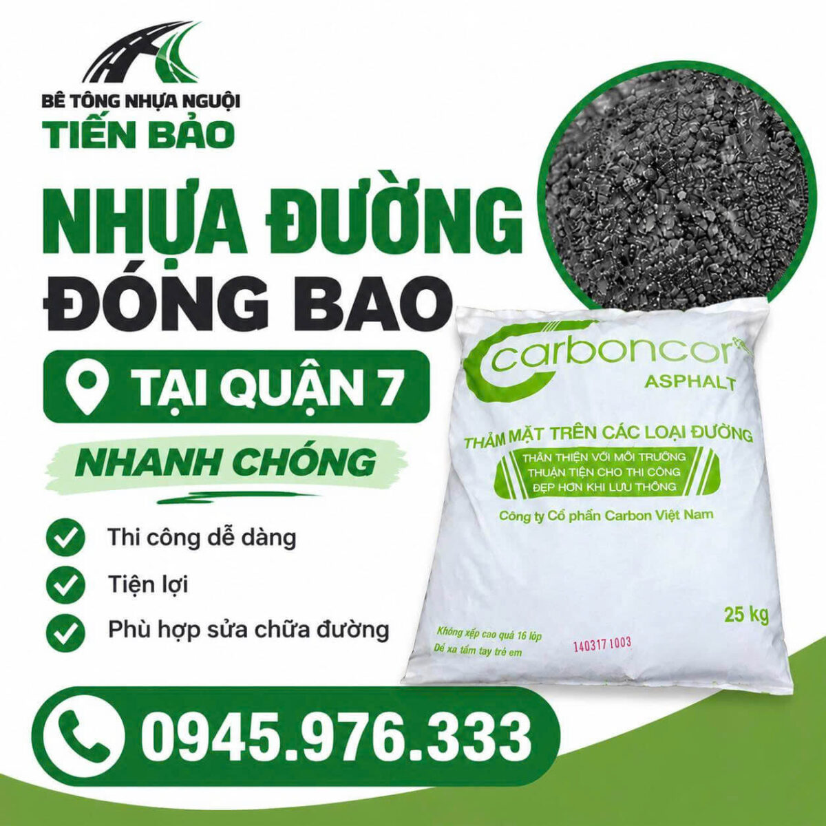 Bê tông nhựa nguội Tiến Bảo