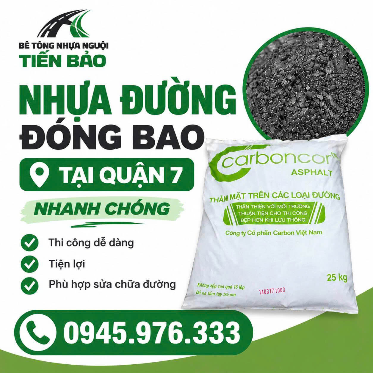 Bê tông nhựa nguội Tiến Bảo