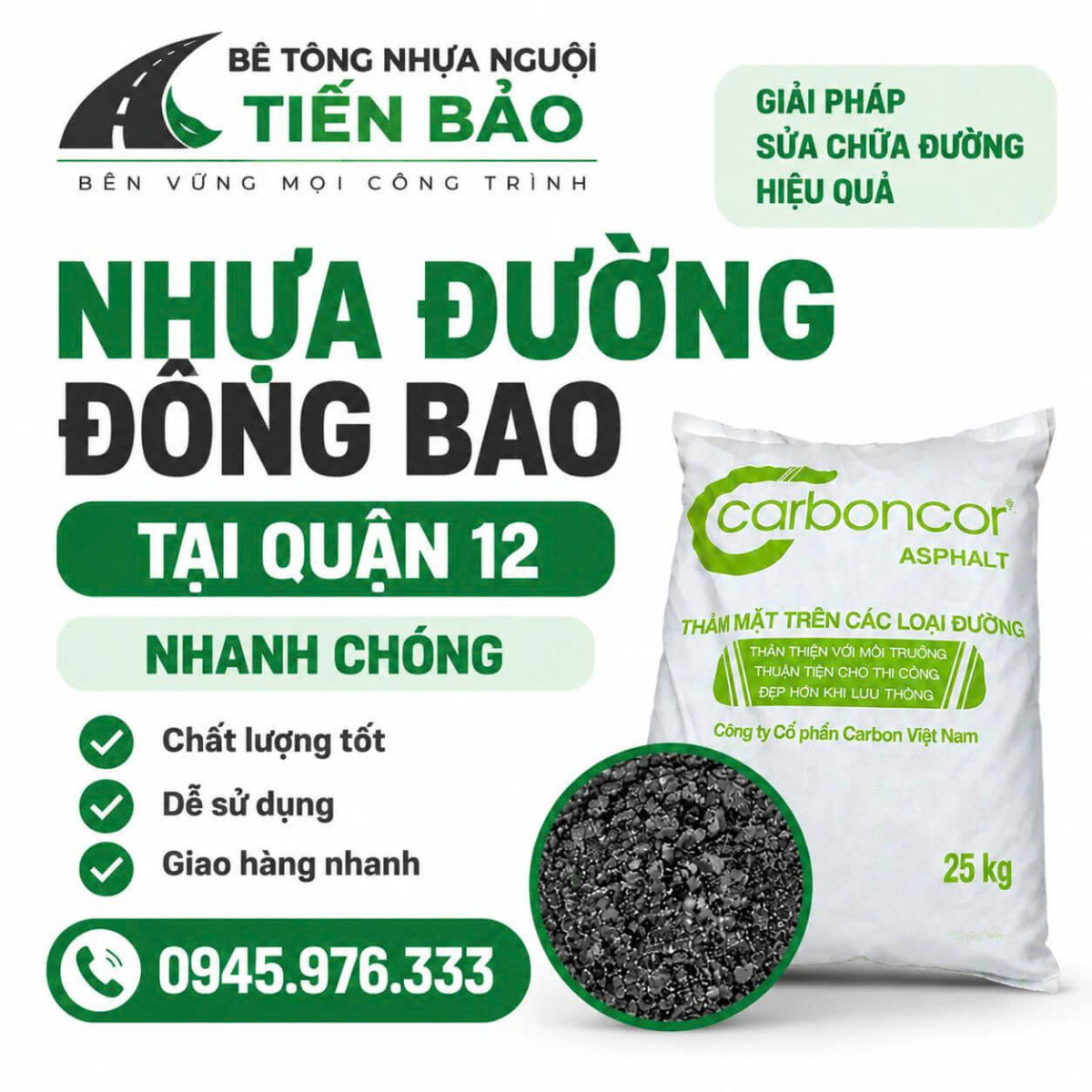 Bê tông nhựa nguội Tiến Bảo