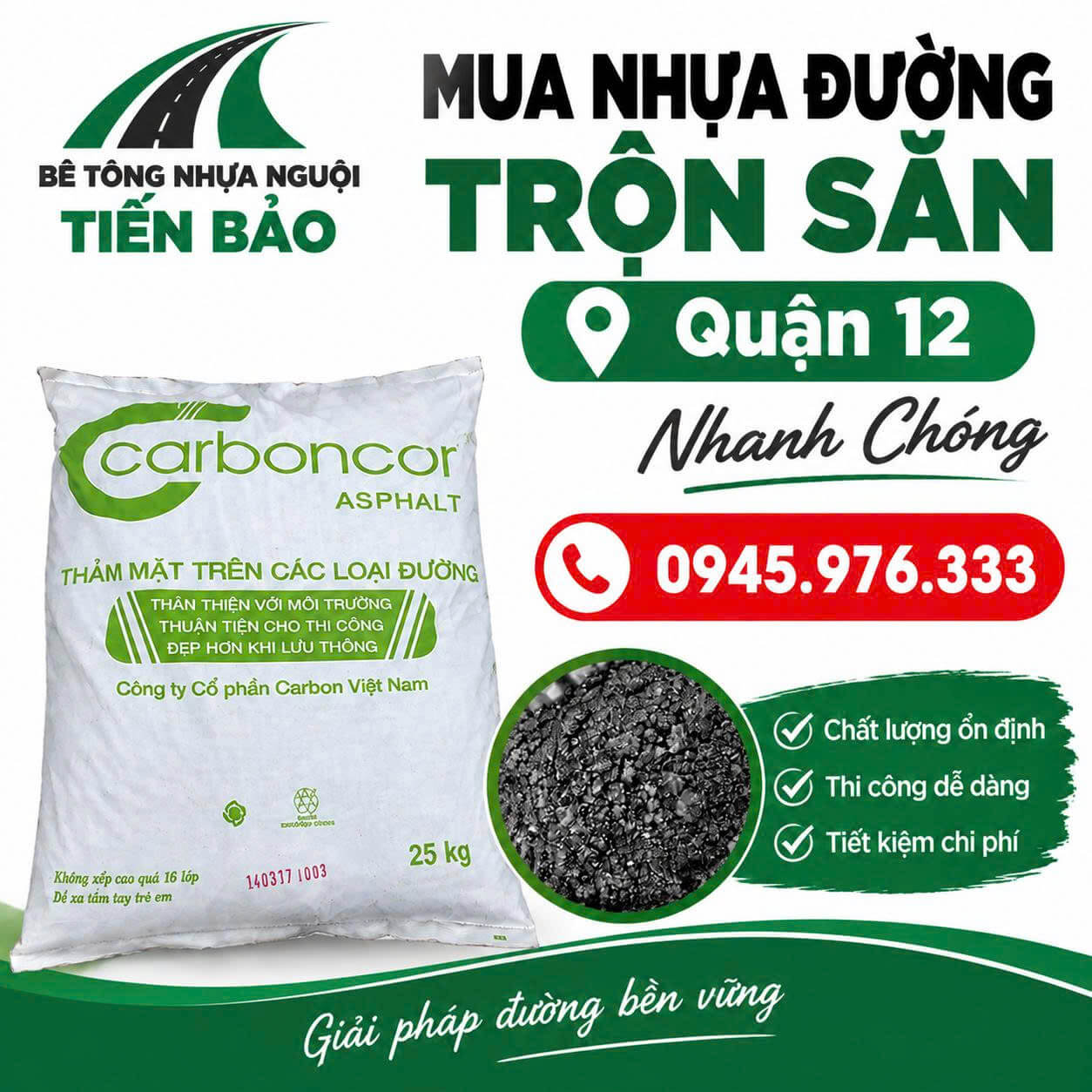Bê tông nhựa nguội Tiến Bảo