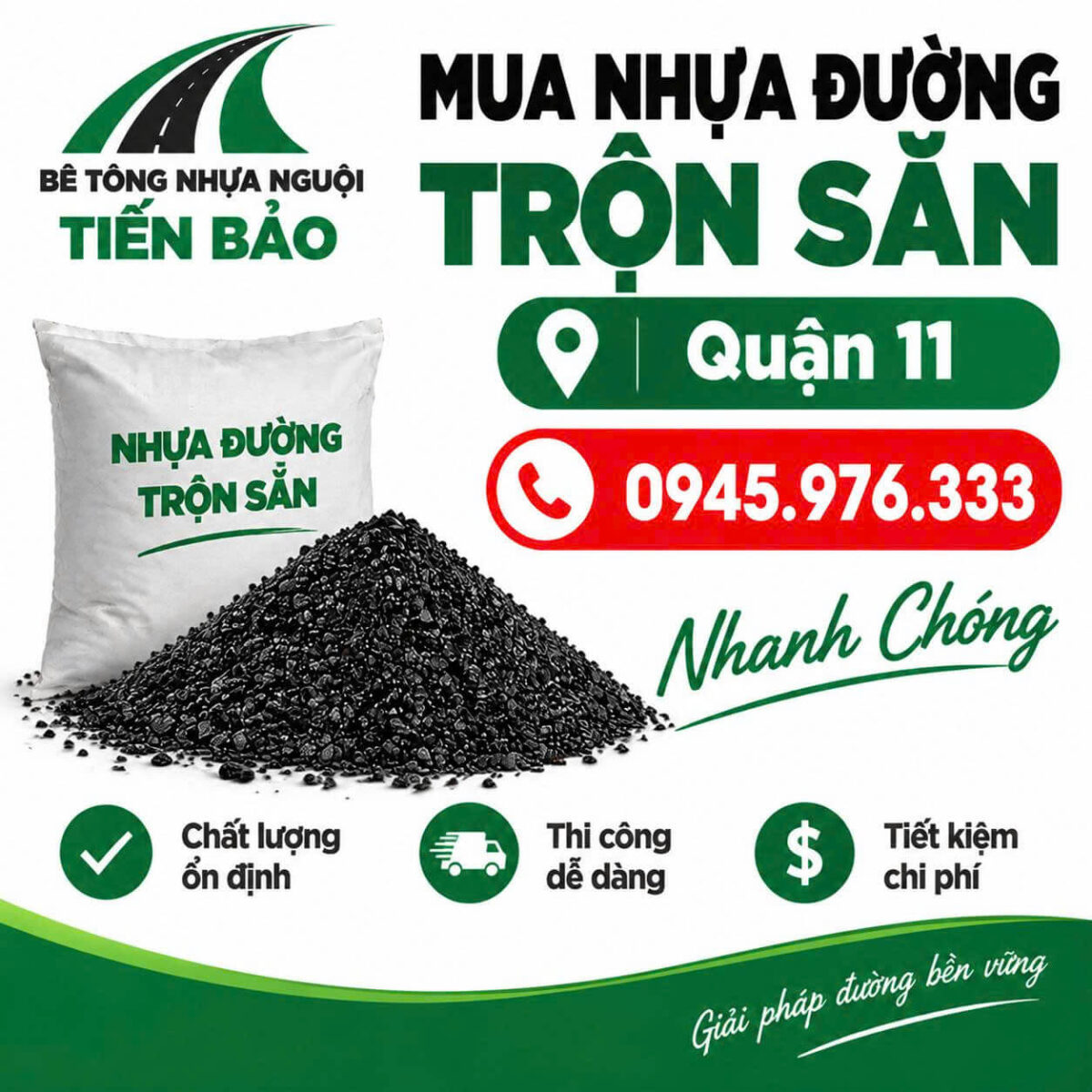 Bê tông nhựa nguội Tiến Bảo
