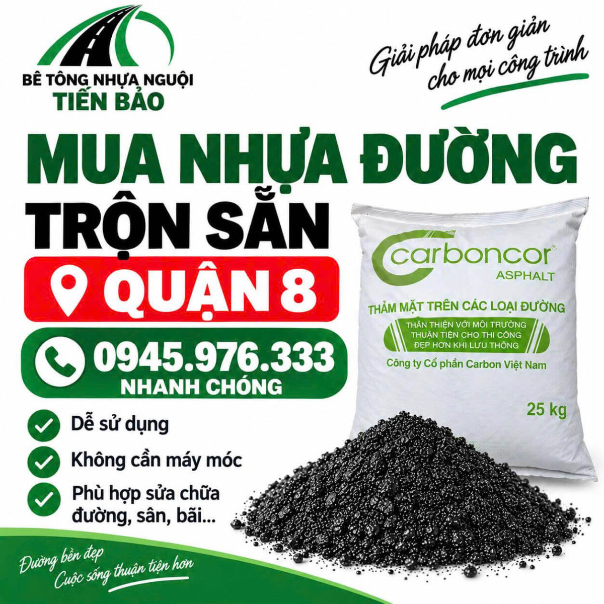 Bê tông nhựa nguội Tiến Bảo