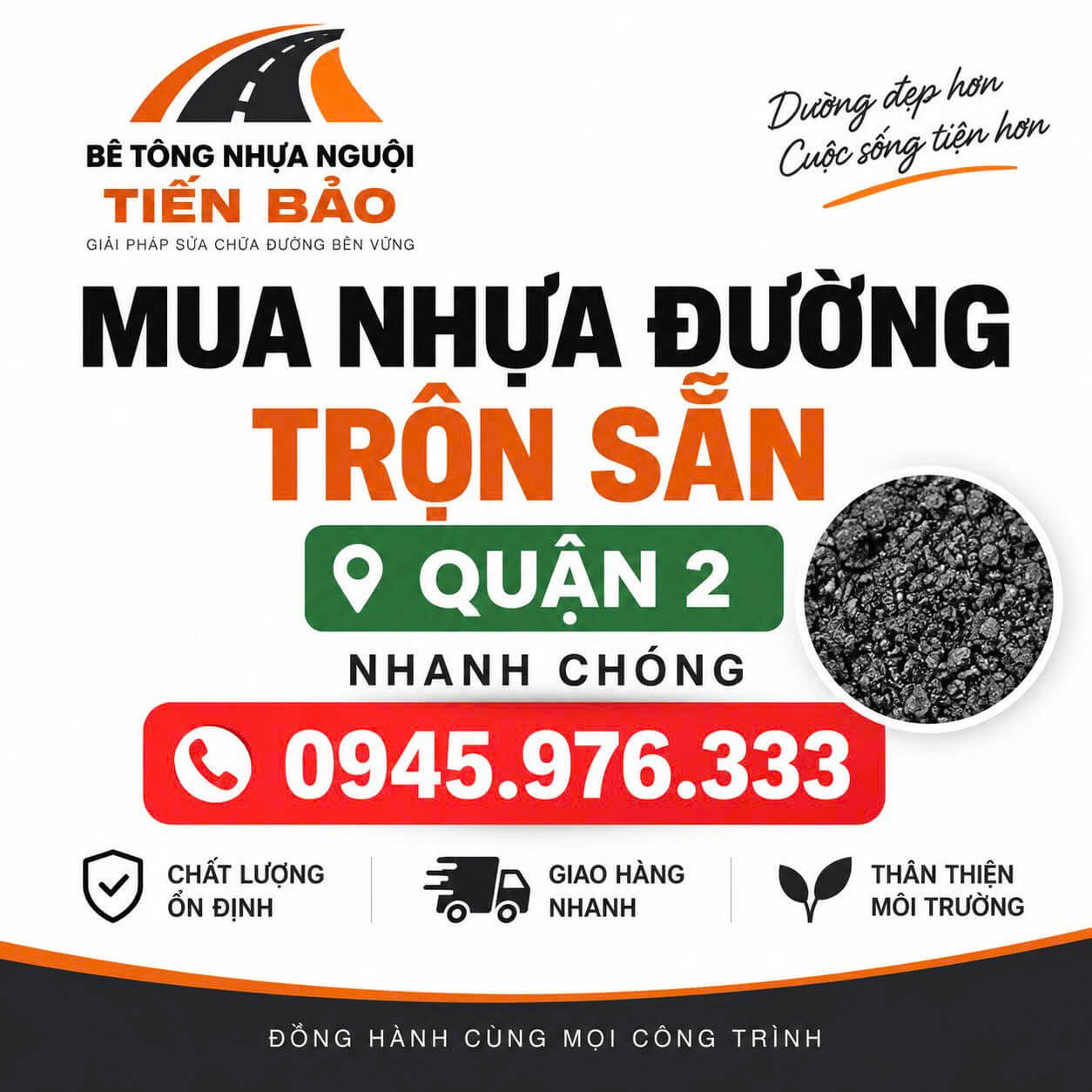 Bê tông nhựa nguội Tiến Bảo