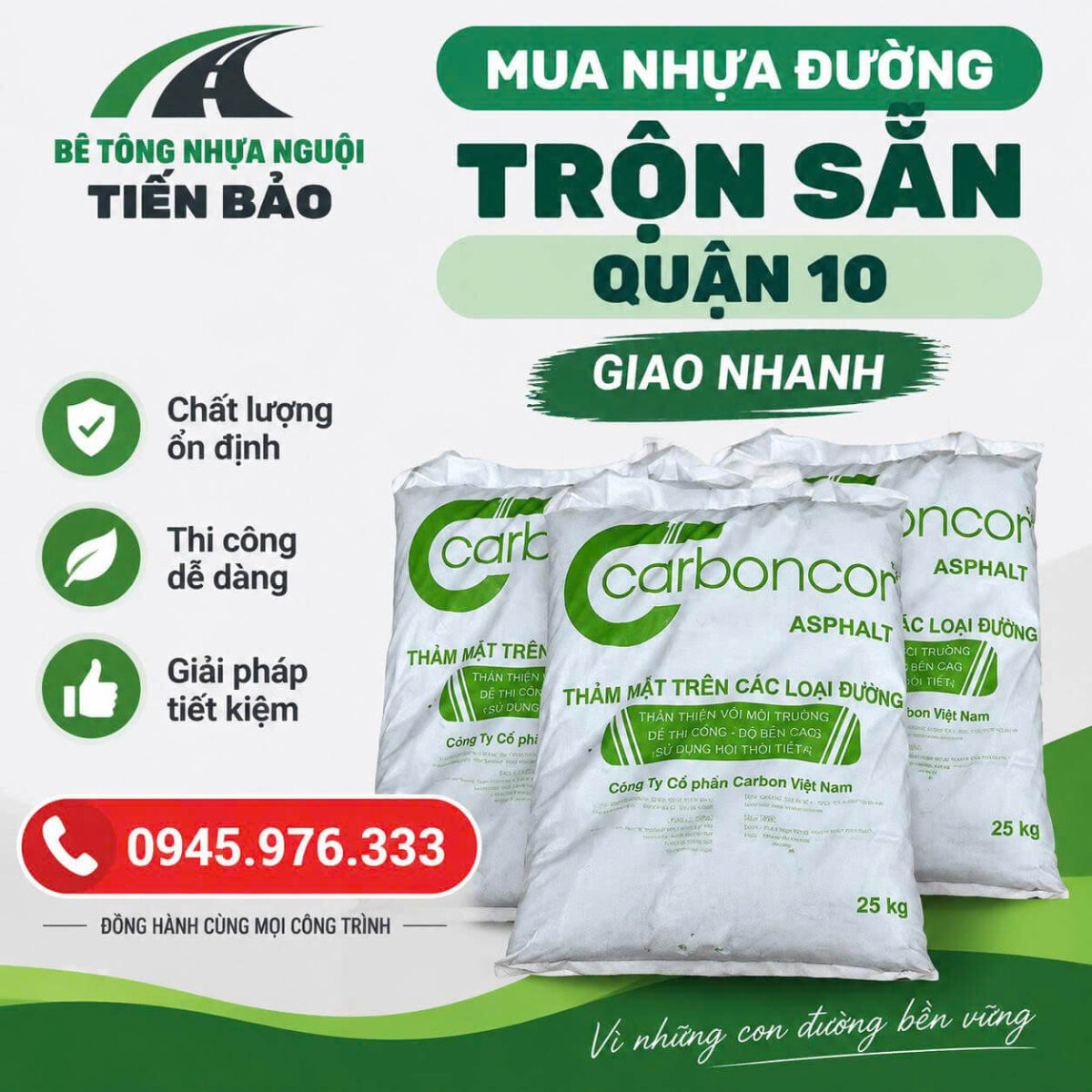 Bê tông nhựa nguội Tiến Bảo