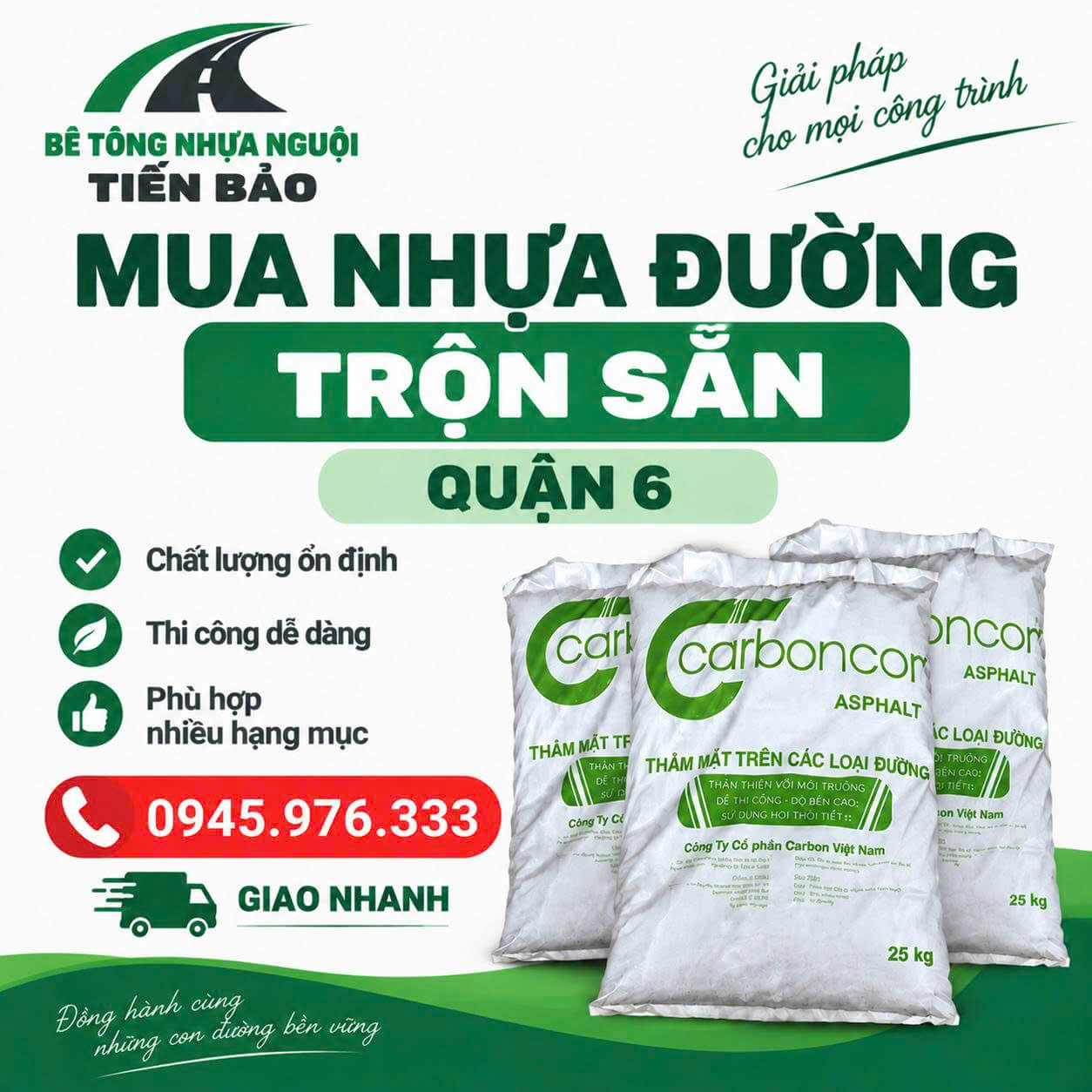 Bê tông nhựa nguội Tiến Bảo