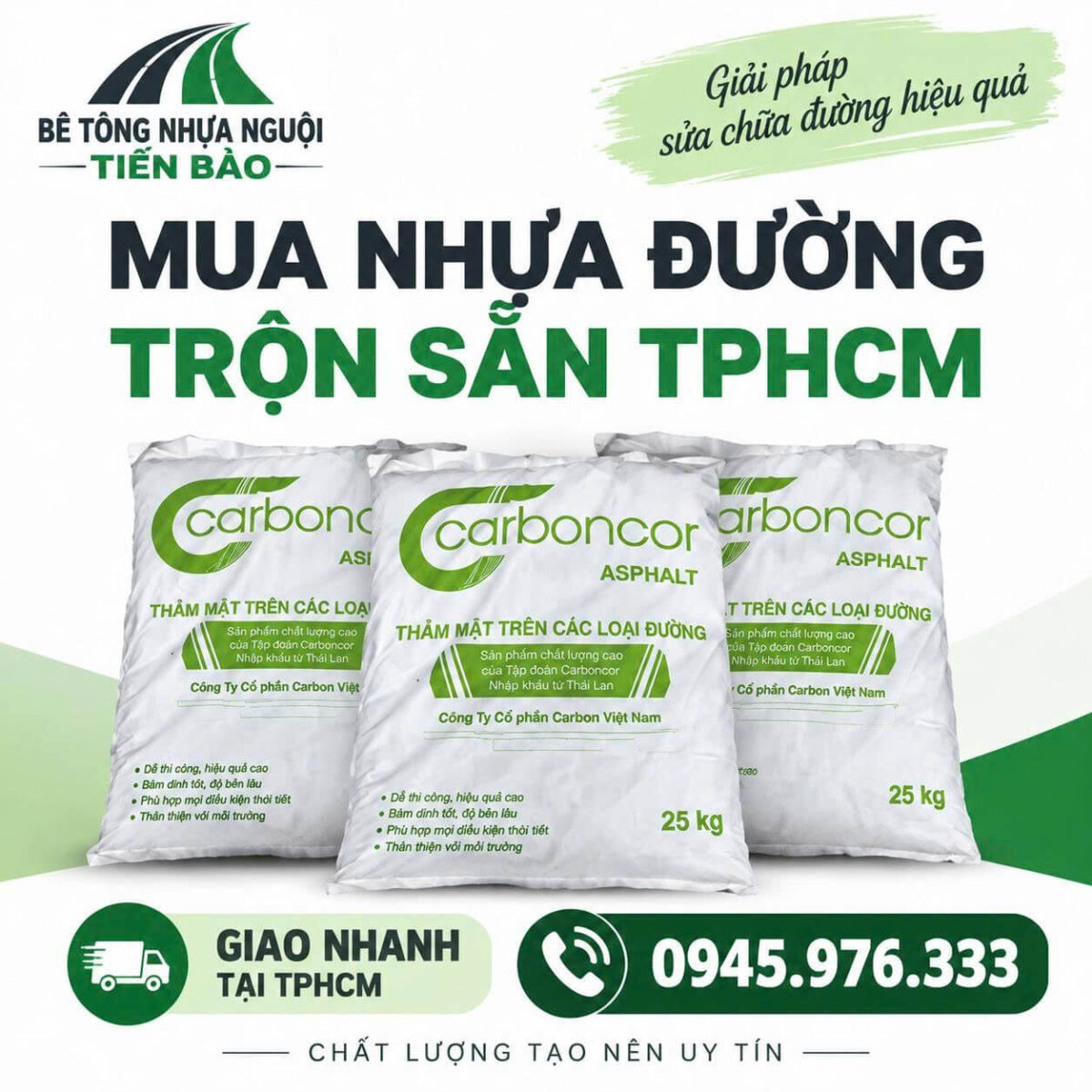 Bê tông nhựa nguội Tiến Bảo