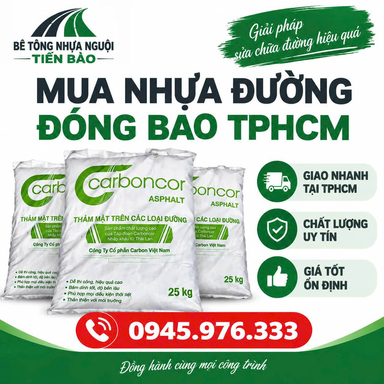Bê tông nhựa nguội Tiến Bảo