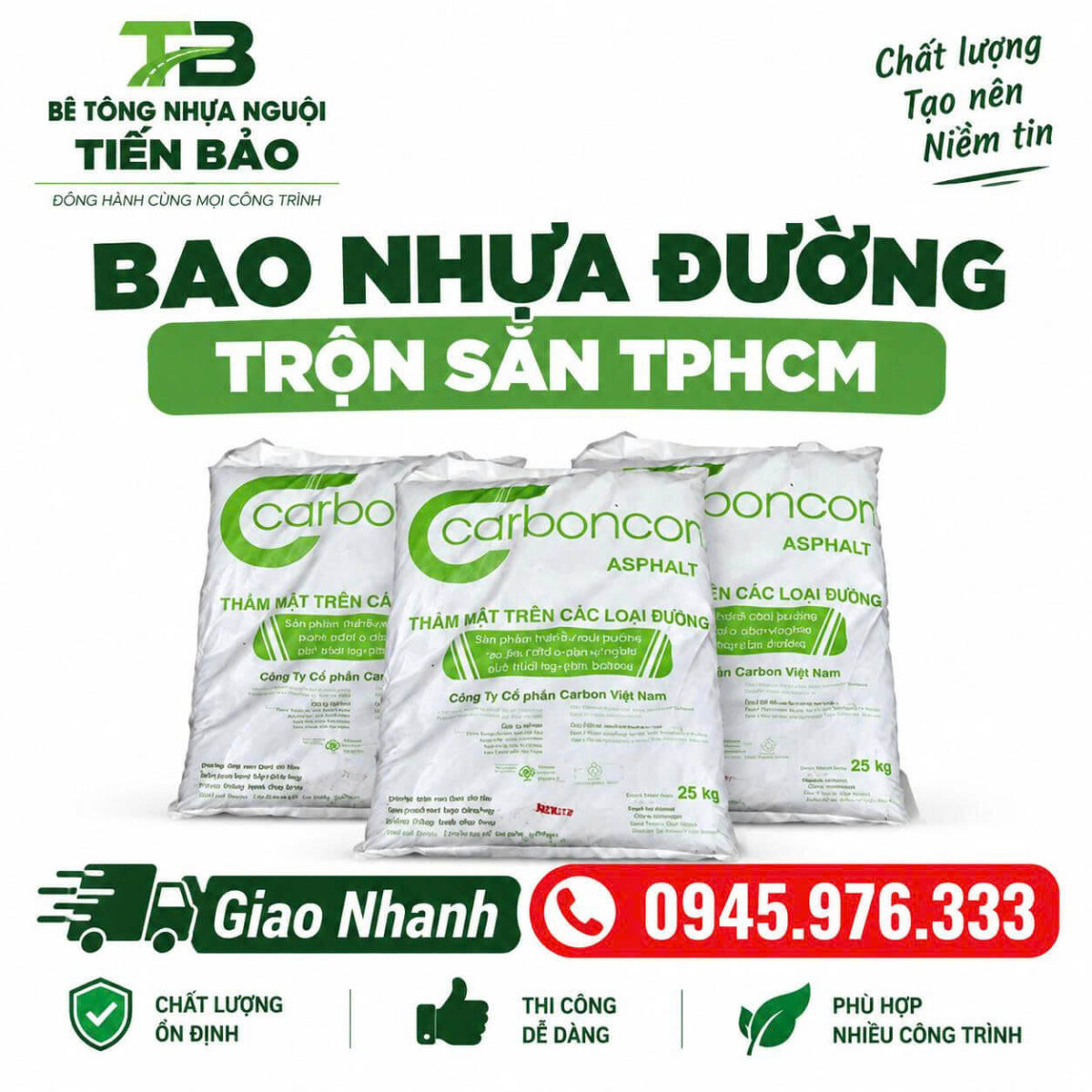 Bê tông nhựa nguội Tiến Bảo