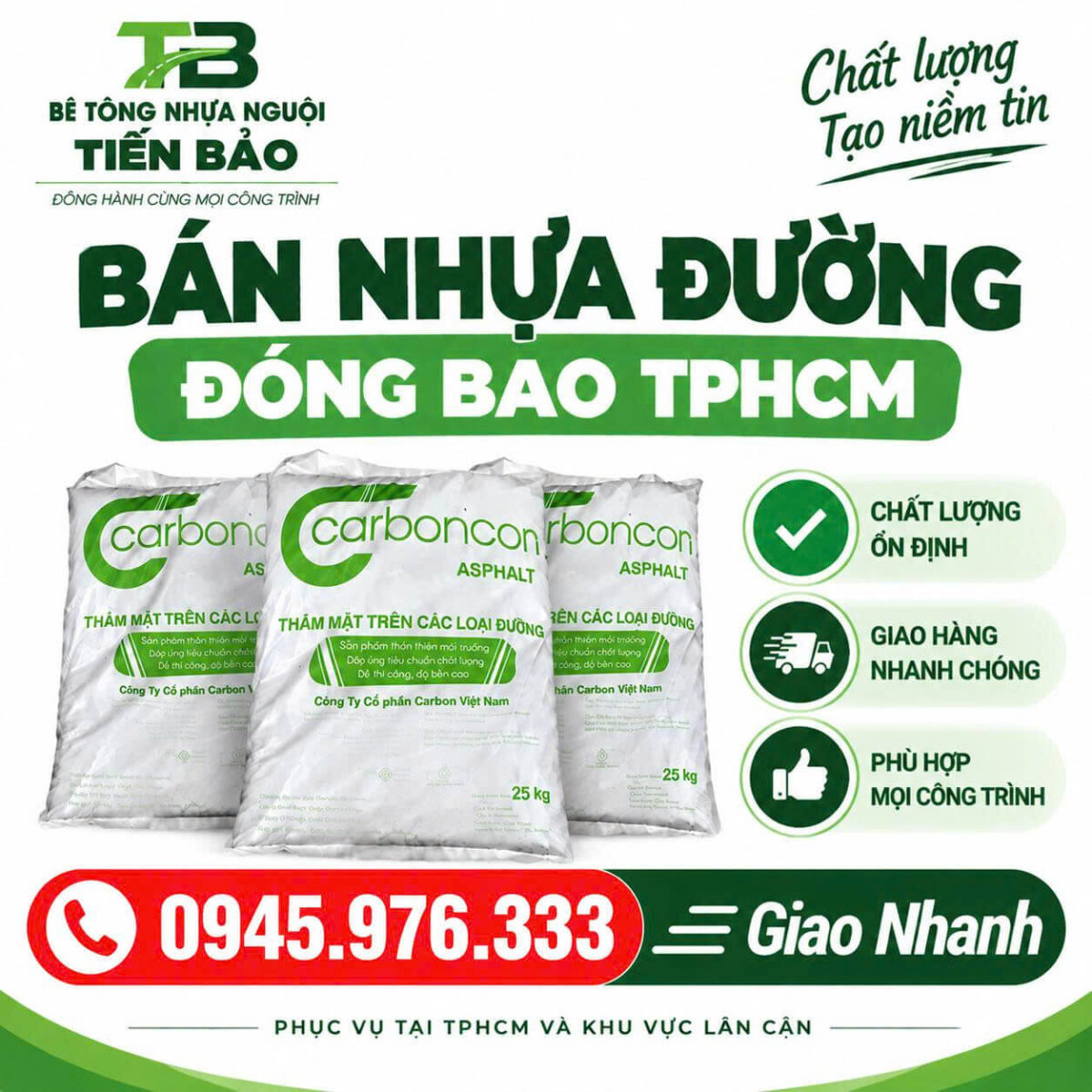 Bê tông nhựa nguội Tiến Bảo