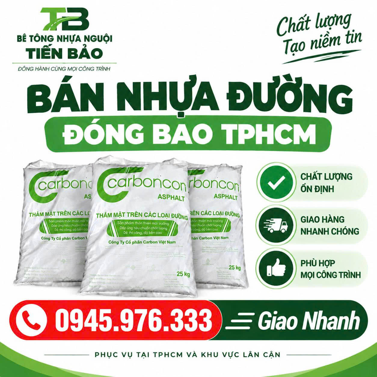Bê tông nhựa nguội Tiến Bảo