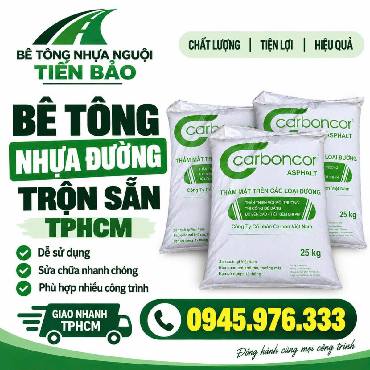 Bê tông nhựa nguội Tiến Bảo