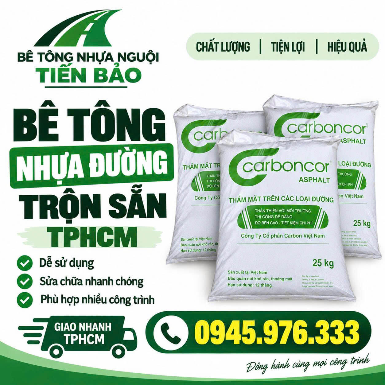 Bê tông nhựa nguội Tiến Bảo