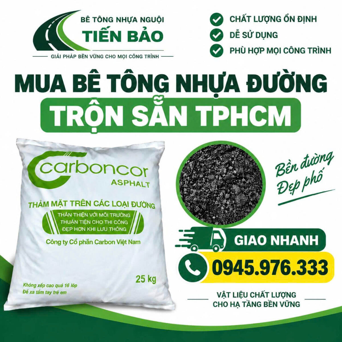 Bê tông nhựa nguội Tiến Bảo