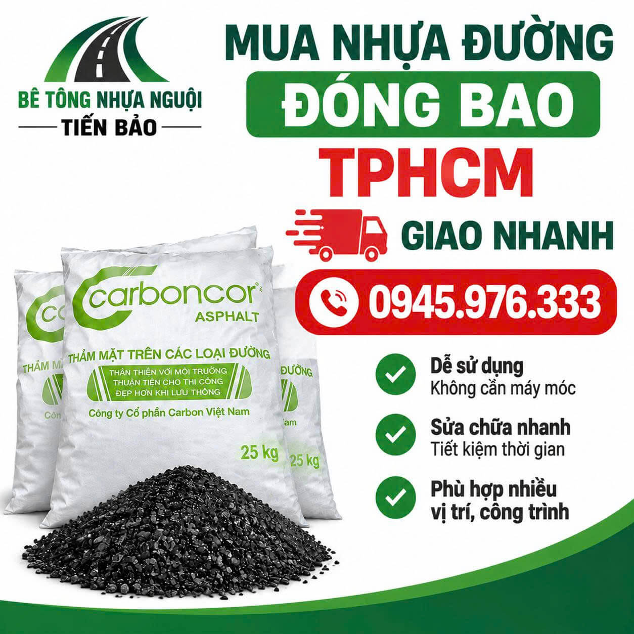 Mua Nhựa Đường Đóng Bao HCM