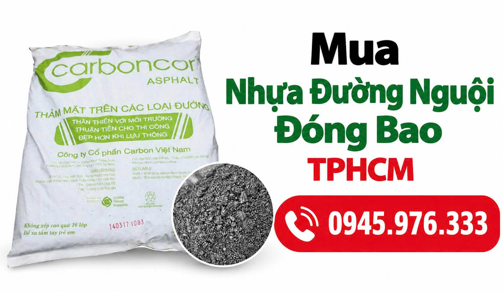 Mua Nhựa Đường Nguội Đóng Bao HCM