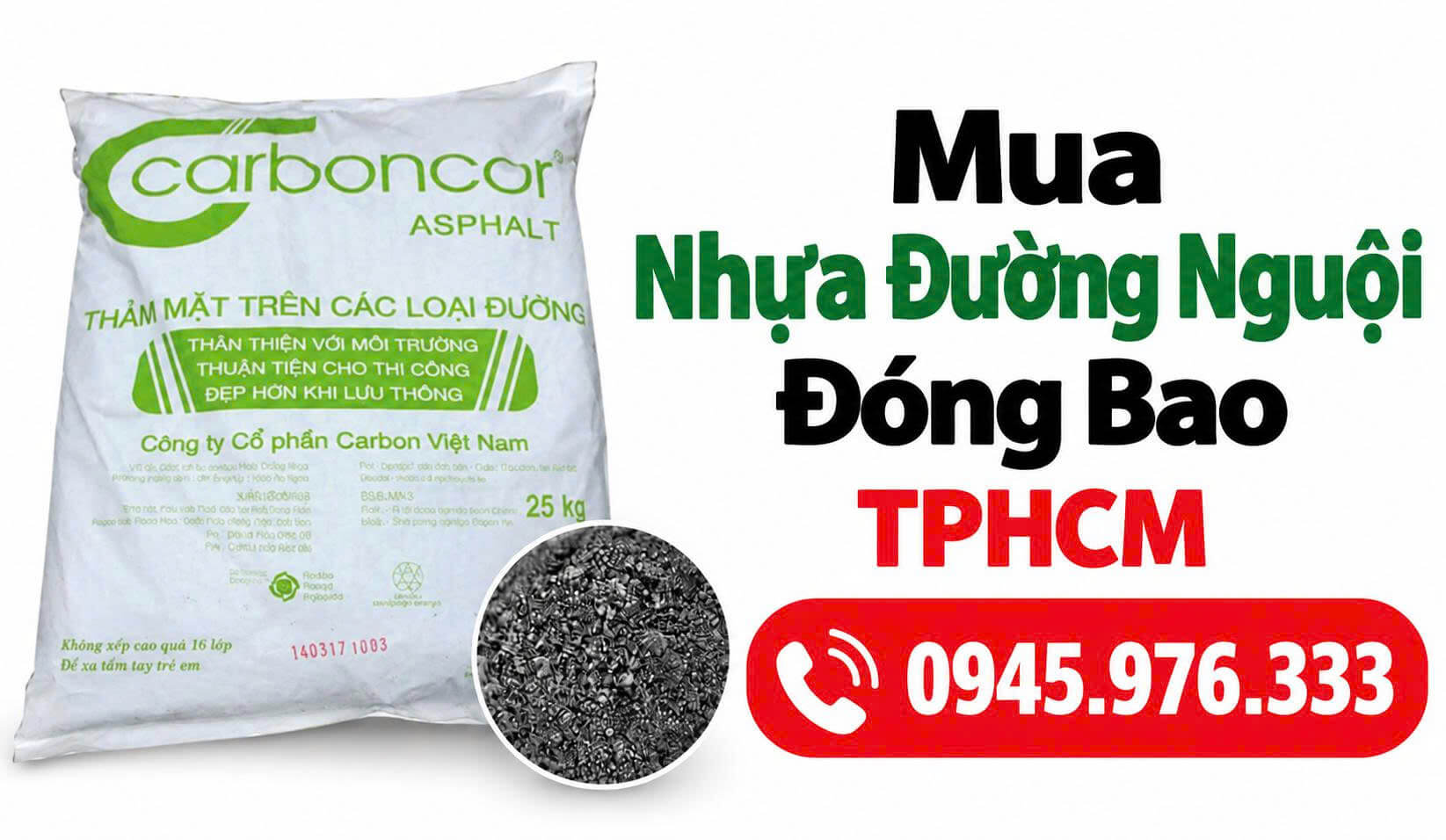 Mua Nhựa Đường Nguội Đóng Bao Tại HCM