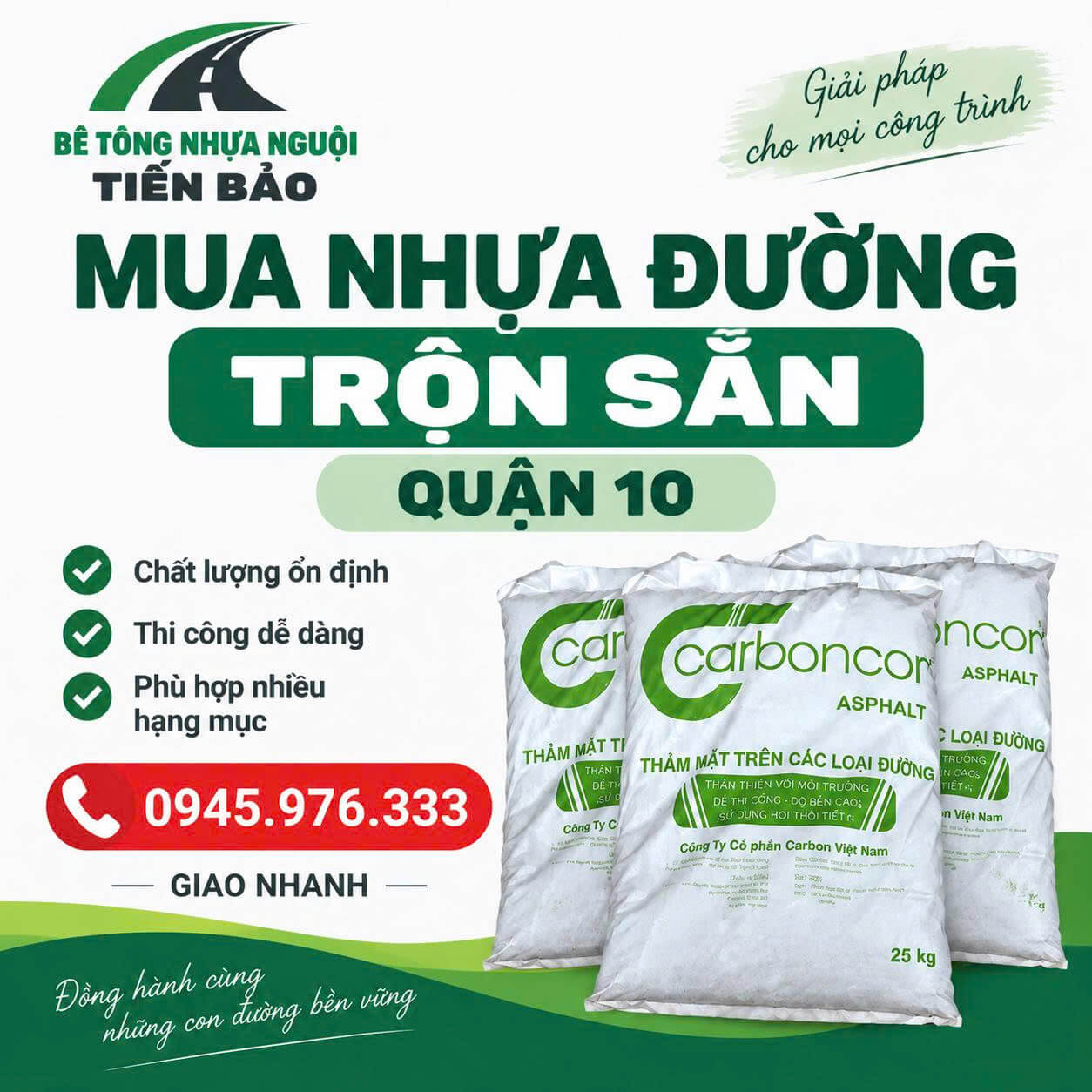 Mua Nhựa Đường Trộn Sẵn Quận 10