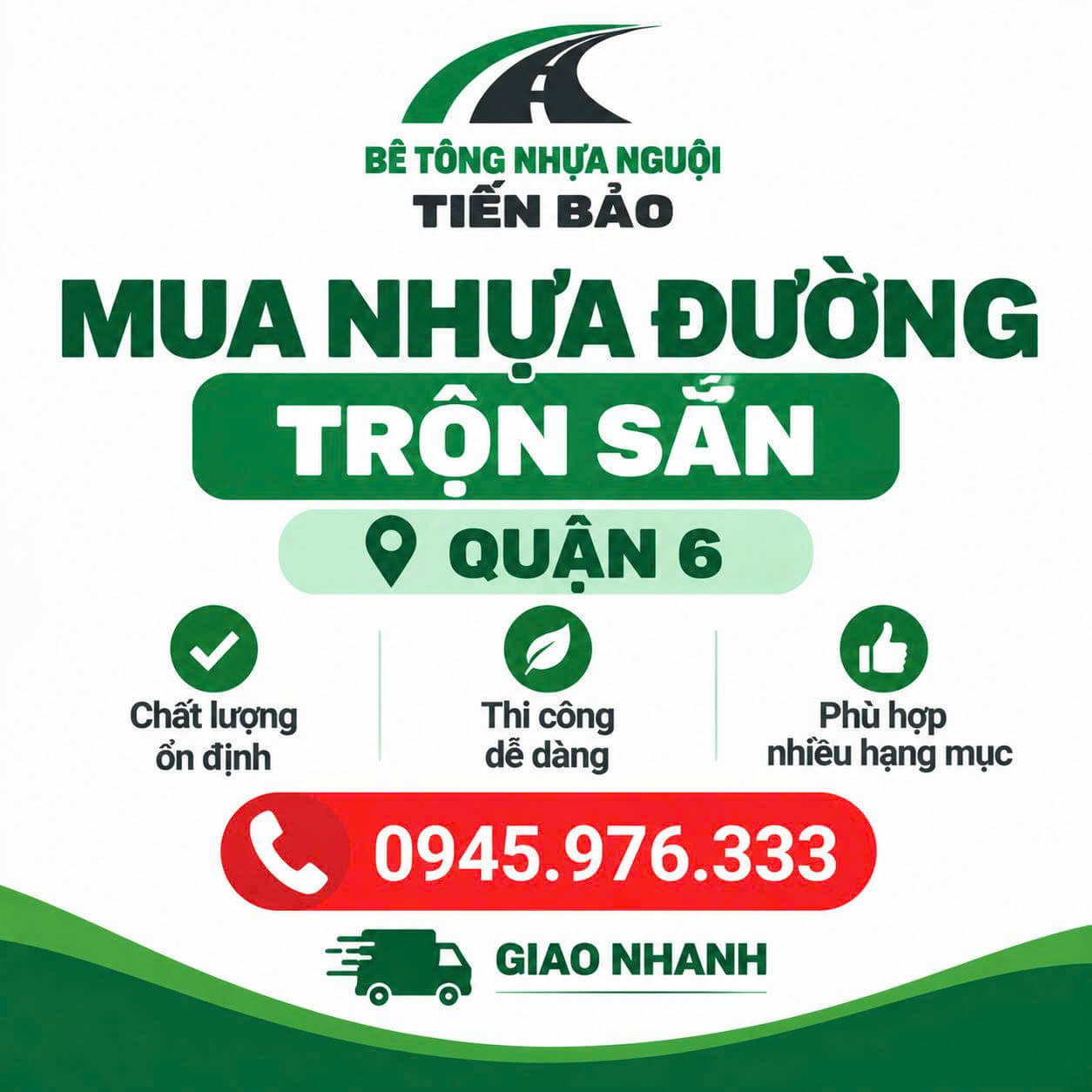 Mua Nhựa Đường Trộn Sẵn Quận 6
